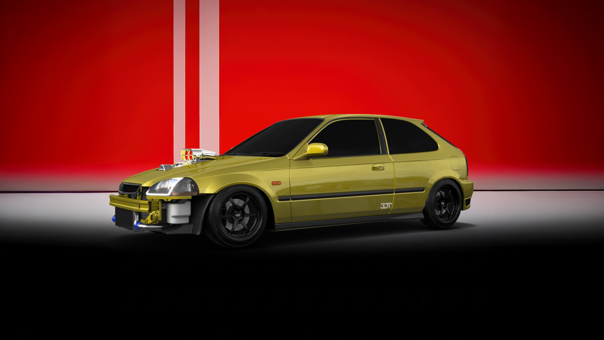Honda Civic 3 Door Hatchback 1997 tuning