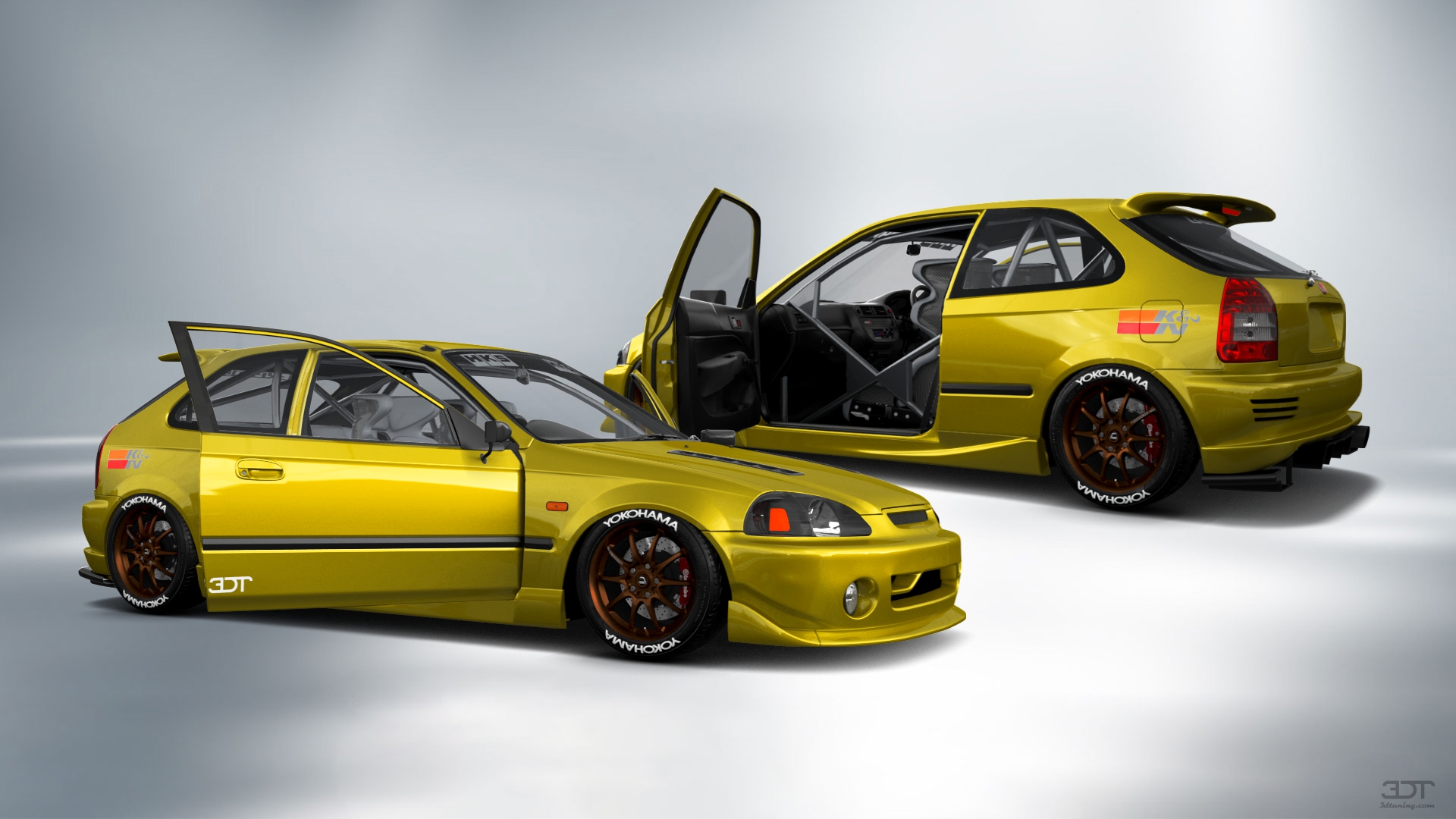 Honda Civic 3 Door Hatchback 1997 tuning