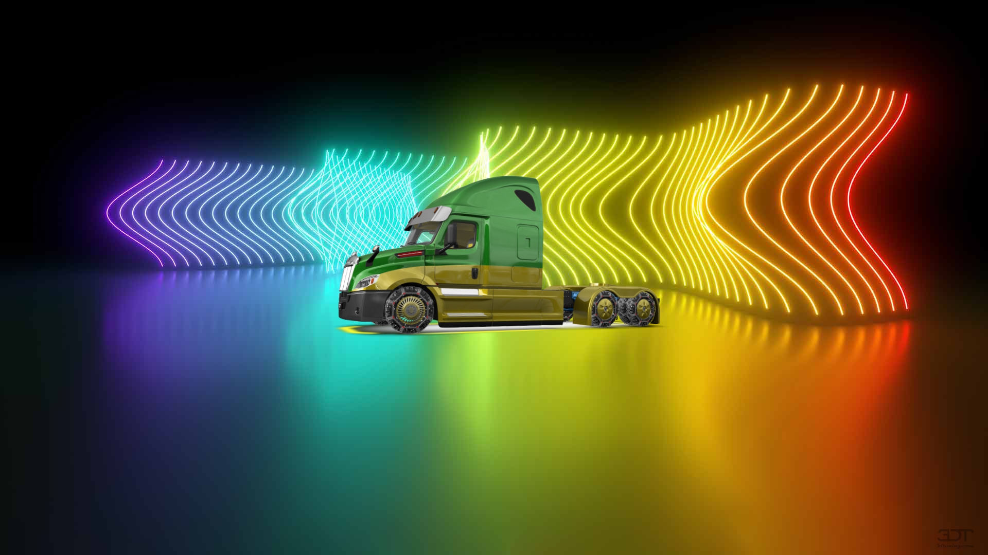 Freightliner Cascadia Sleeper Cab Truck 2018 tuning
