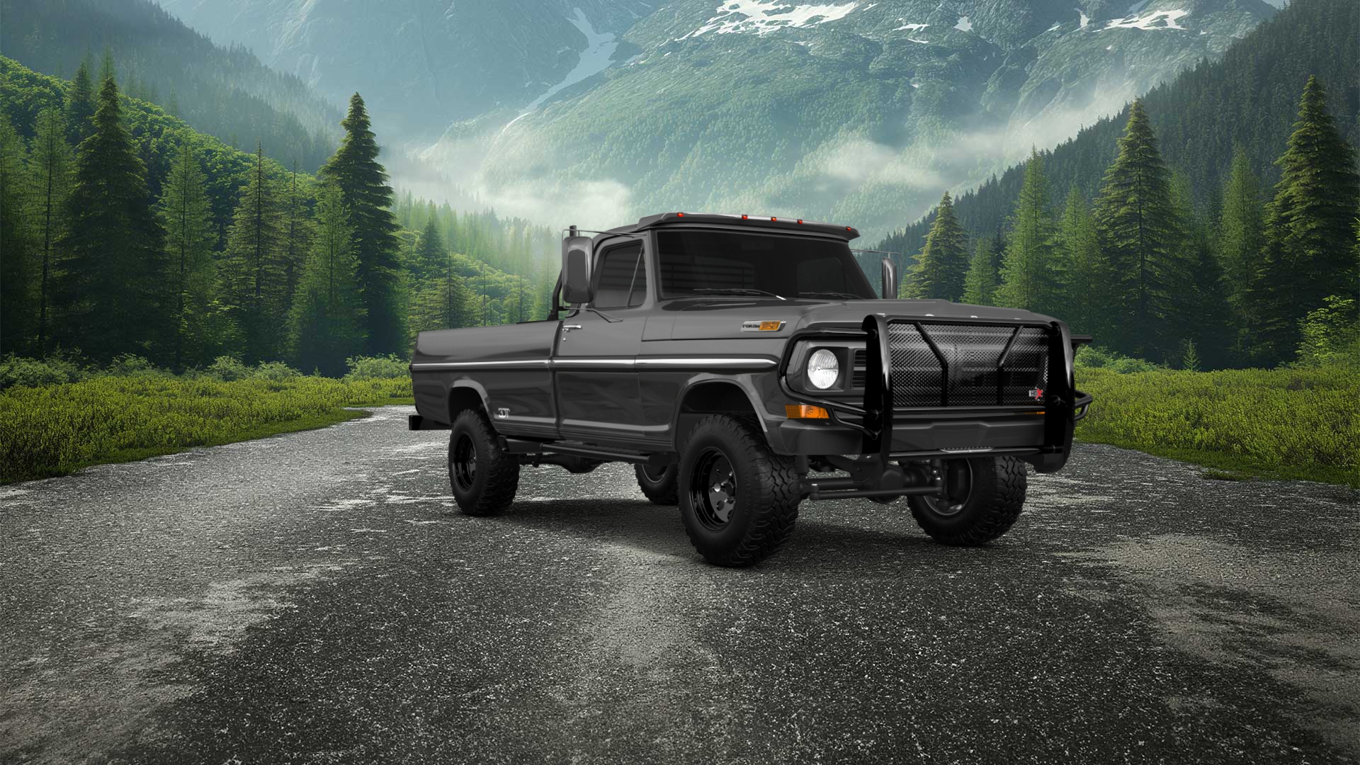 Ford F-250 2 Door pickup truck 1971