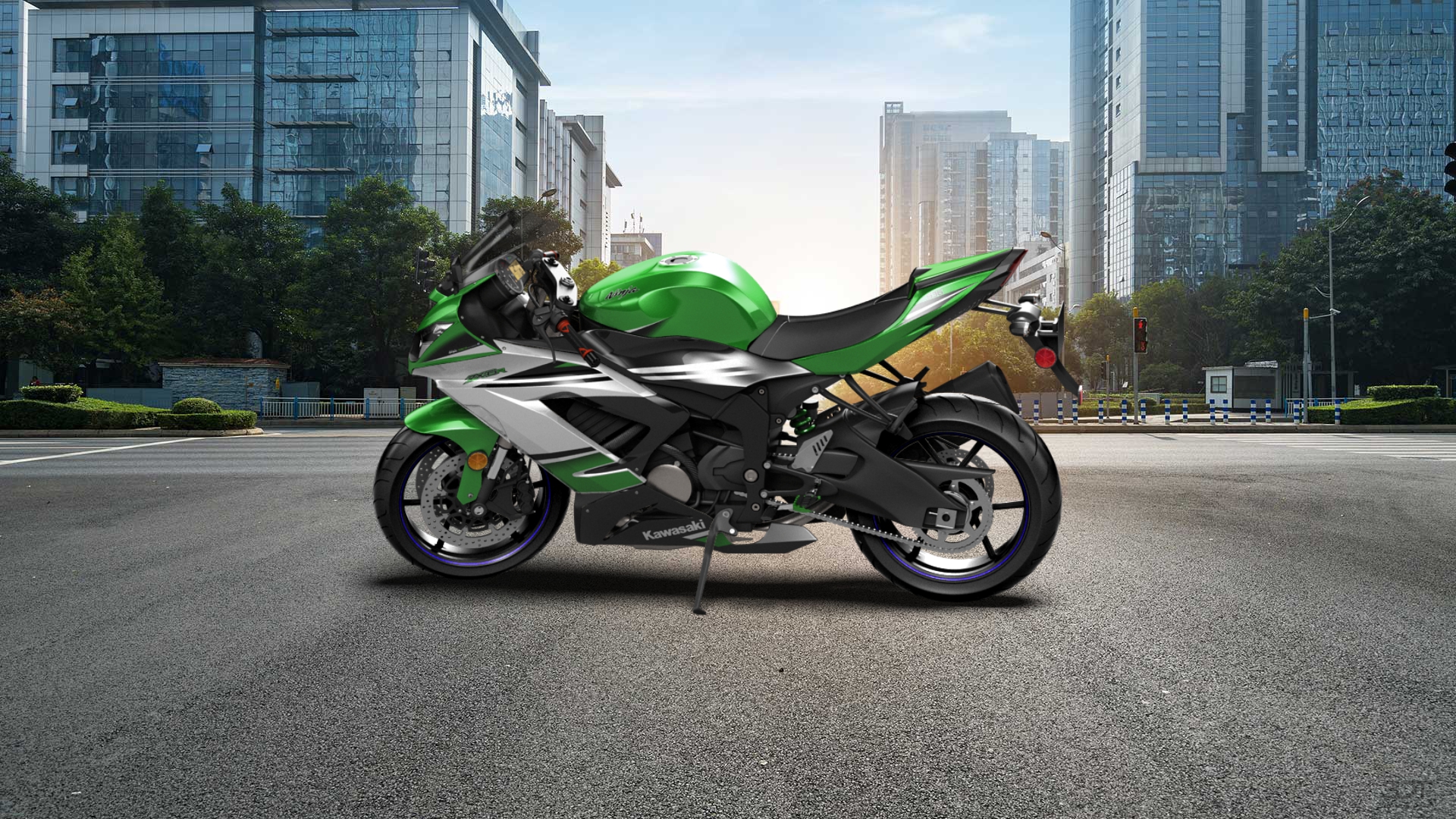 Kawasaki Ninja ZX 6R Sport Bike 2015