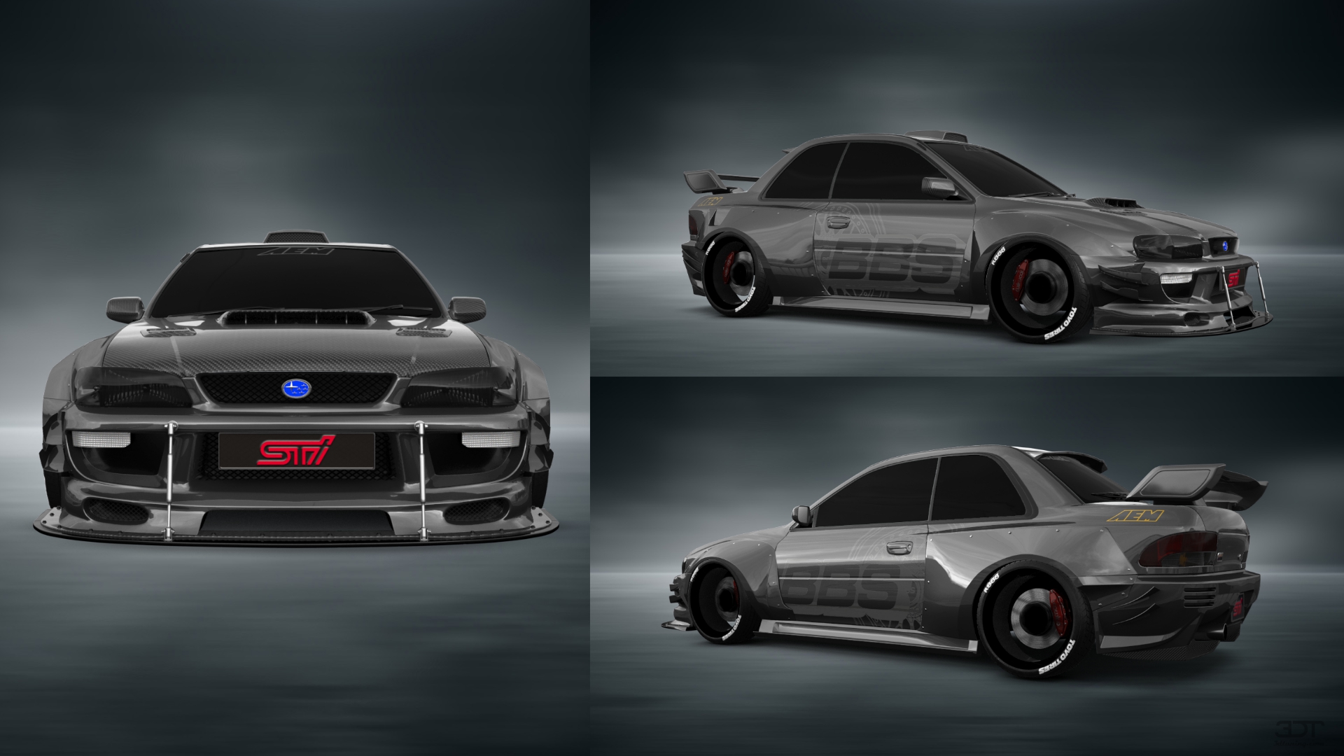 Subaru Impreza WRX STI 22B 2 Door Coupe 2000 tuning