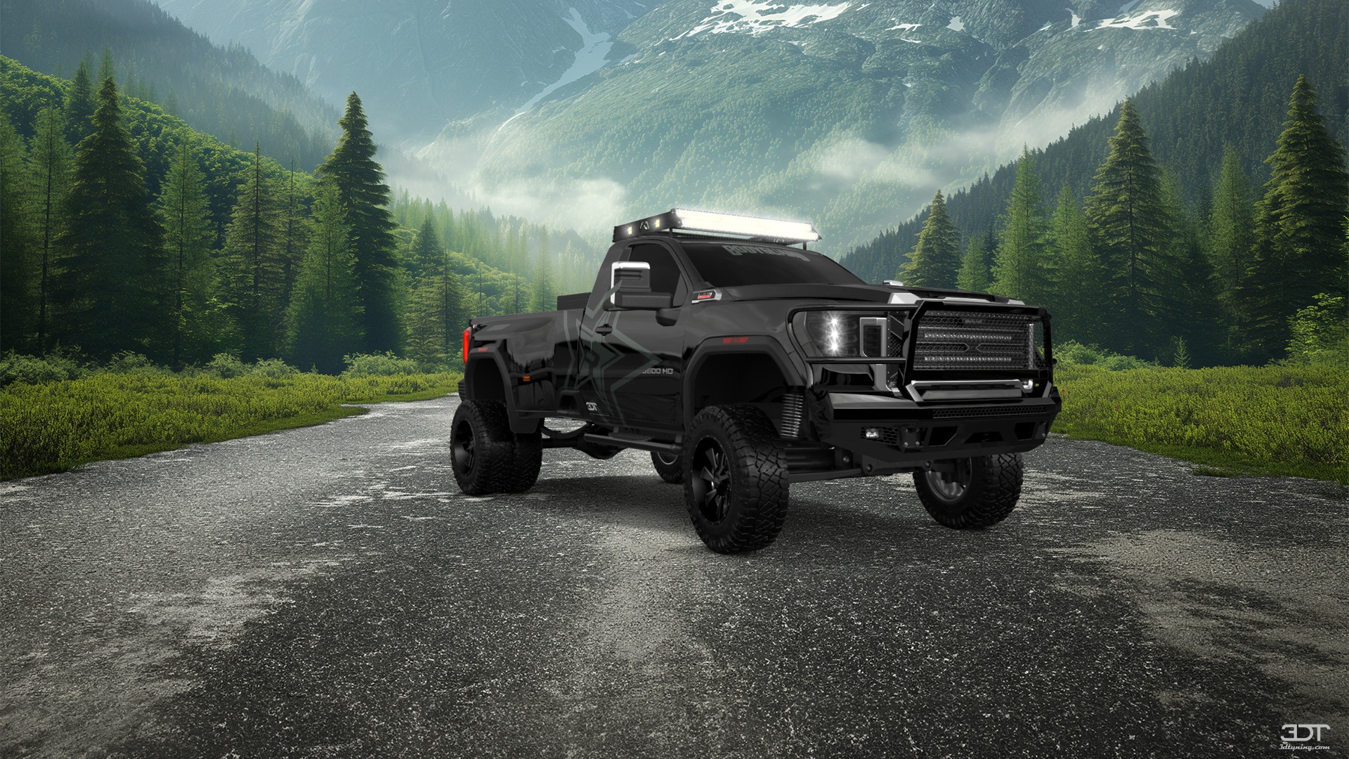 GMC Sierra 3500 HD 2 Door pickup truck 2020 tuning