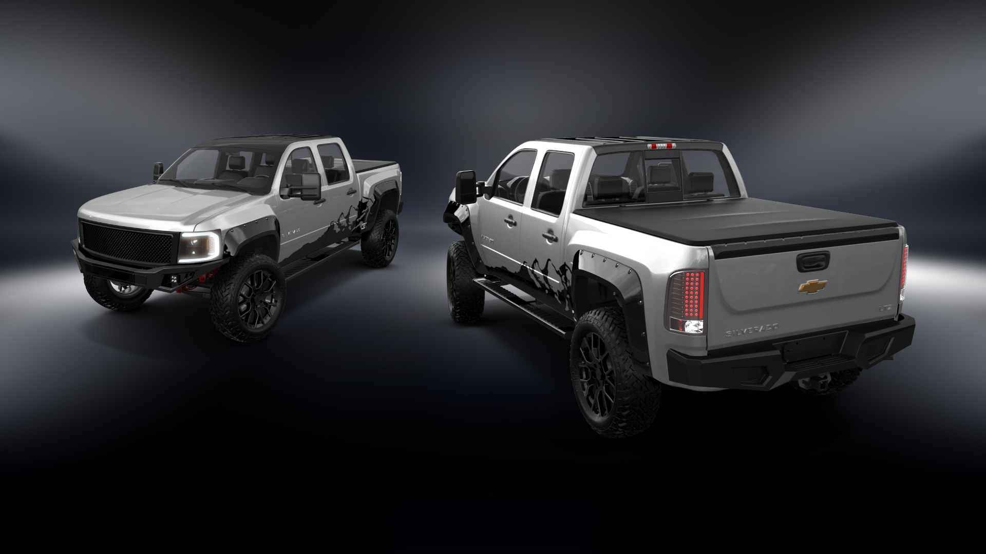 Chevrolet Silverado 1500 Crew Cab 4 Door pickup truck 2007