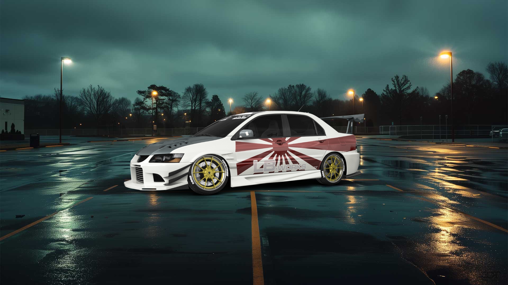 Mitsubishi Lancer Evo IX 4 Door Saloon 2005 tuning