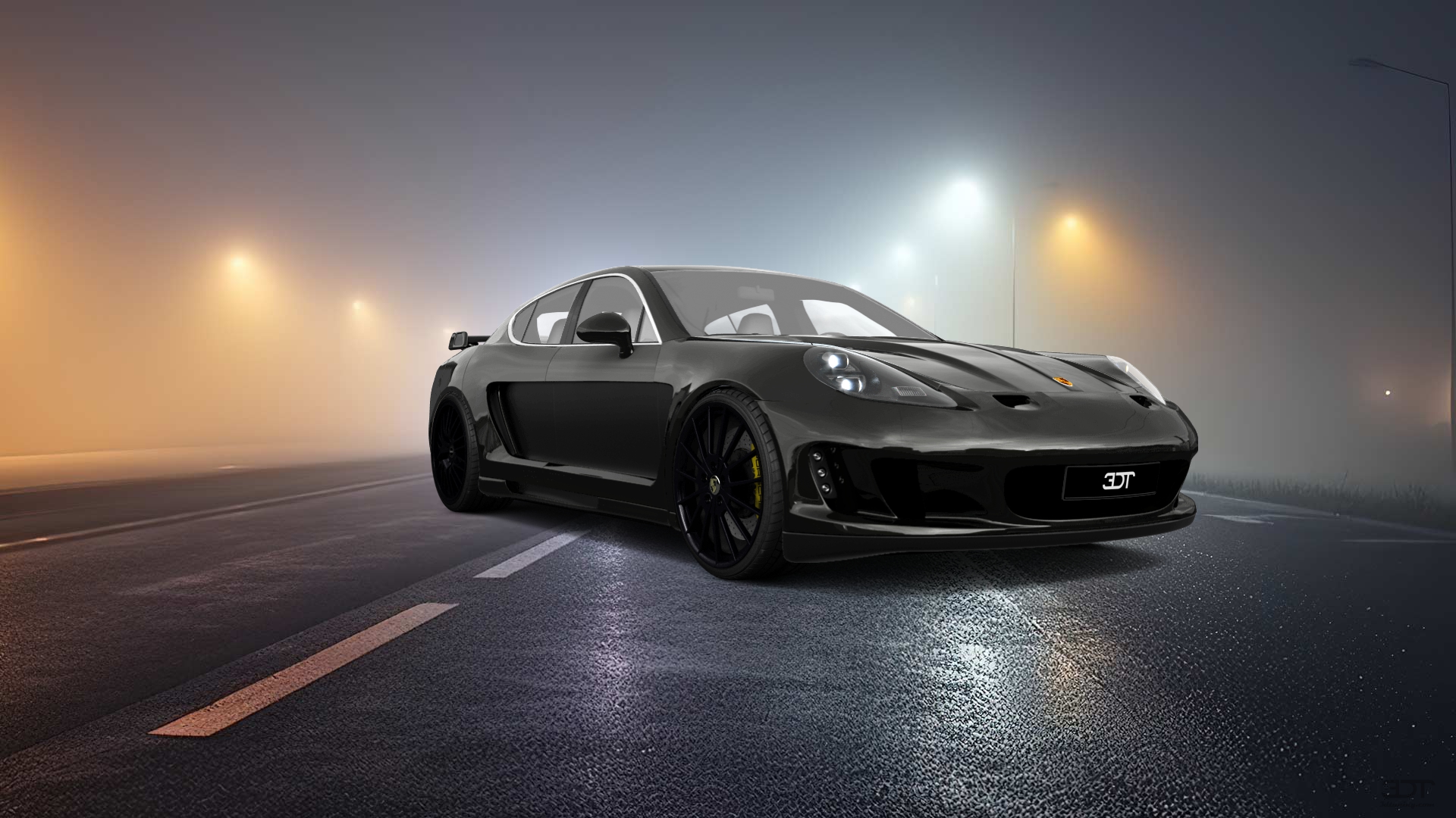 Porsche Panamera 4 door fastback saloon 2011