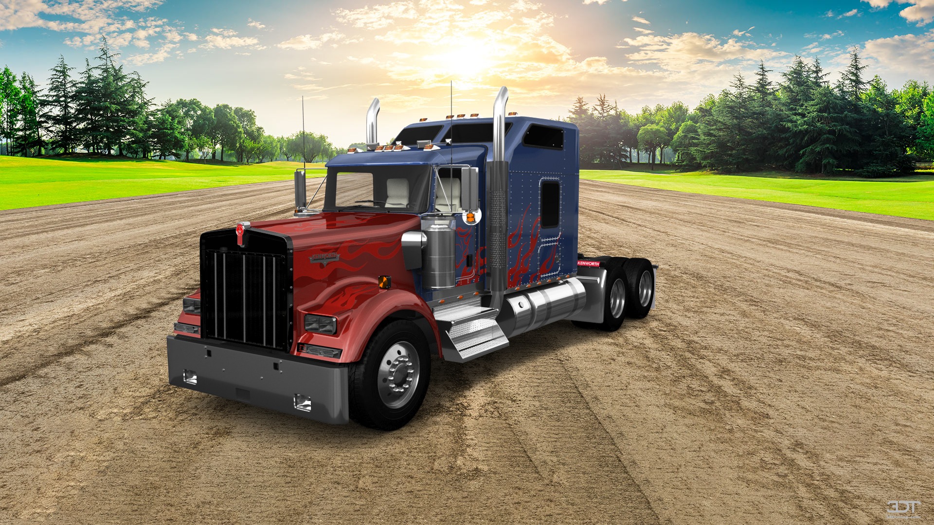 Kenworth W900 Sleeper Cab Truck 2015