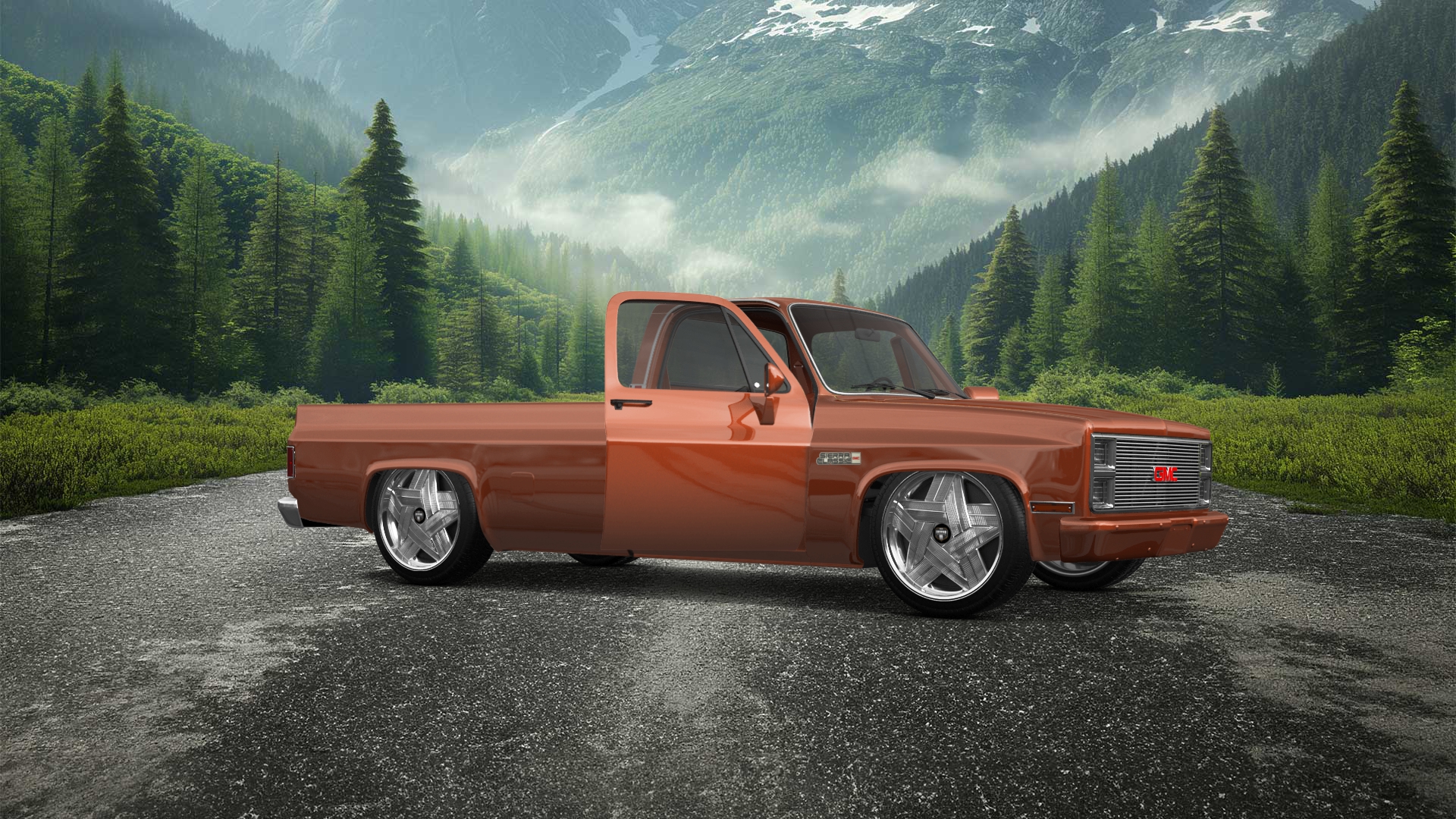 GMC Sierra 1500 2 Door pickup truck 1985 tuning