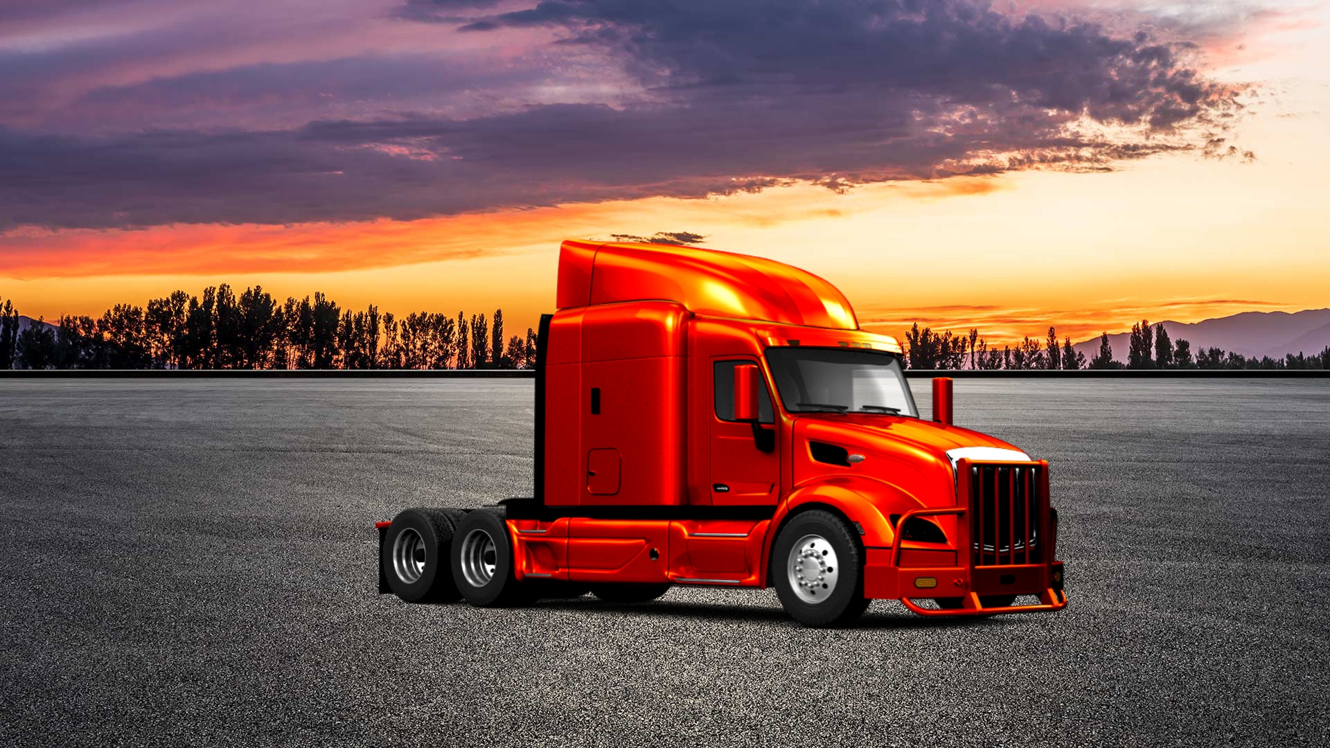 Peterbilt 579 72'' Sleeper Truck 2012