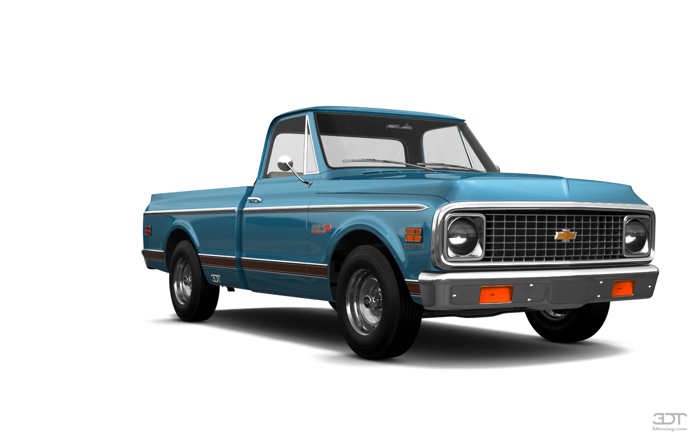 Tuning Chevrolet C-10 Cheyenne 2 Door pickup truck 1972