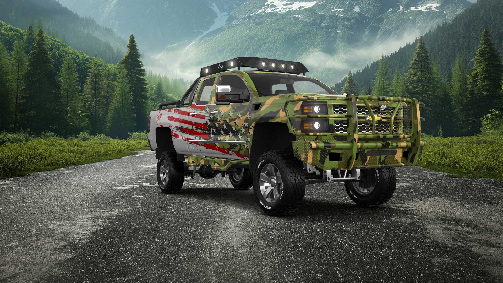 Chevrolet Silverado 1500 6.5 ft box 4 Door pickup truck 2014