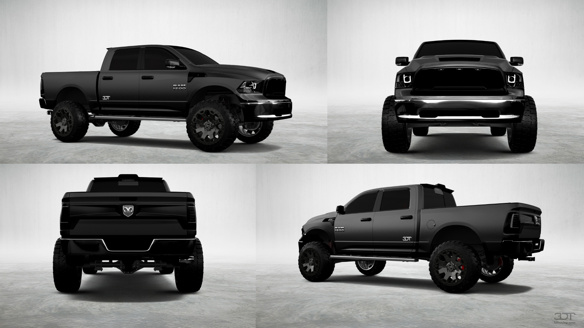 Dodge Ram 1500 5.7' box 4 Door pickup truck 2010