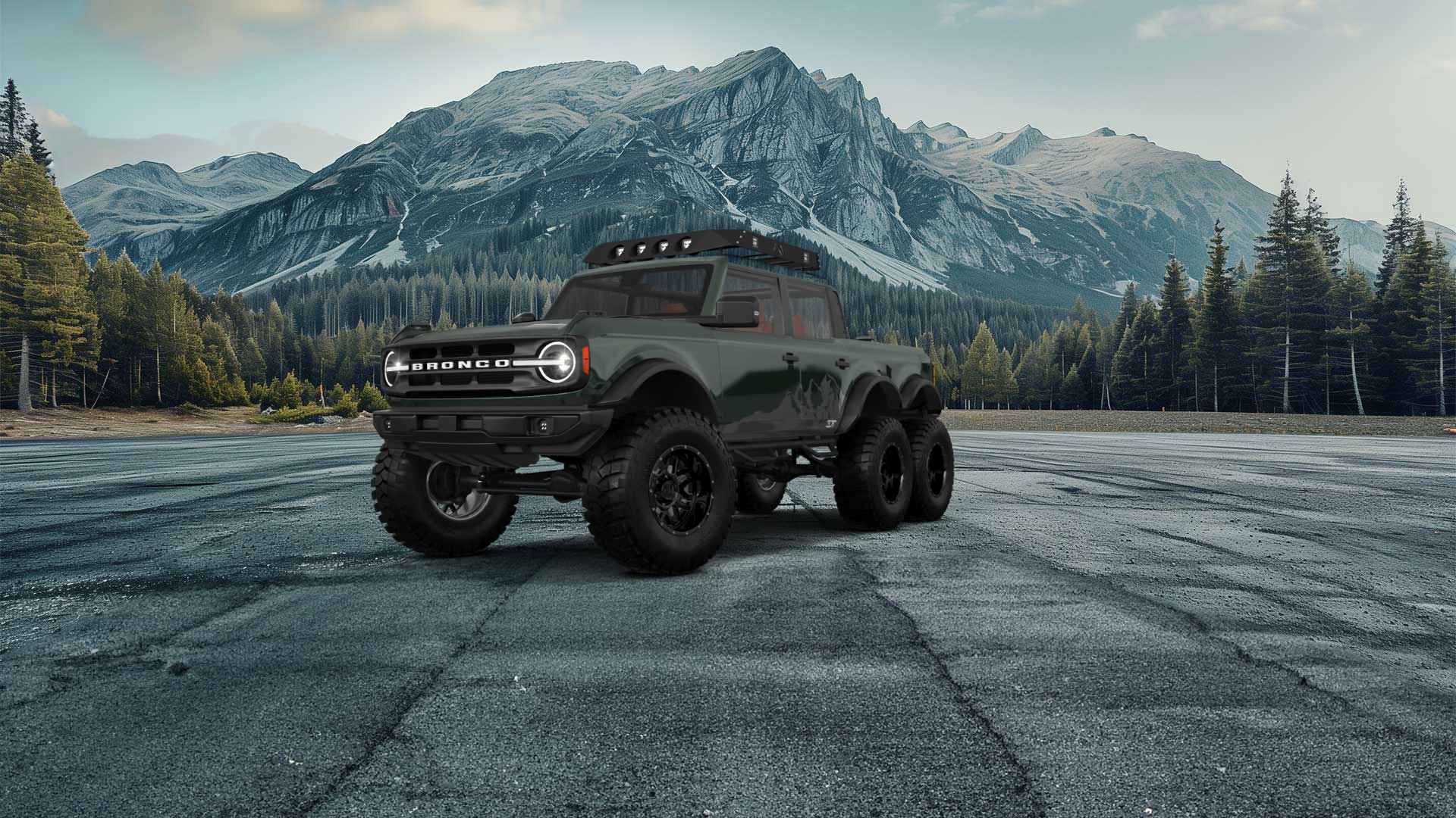 Ford Bronco 6X6 4 Door pickup truck 2021 tuning