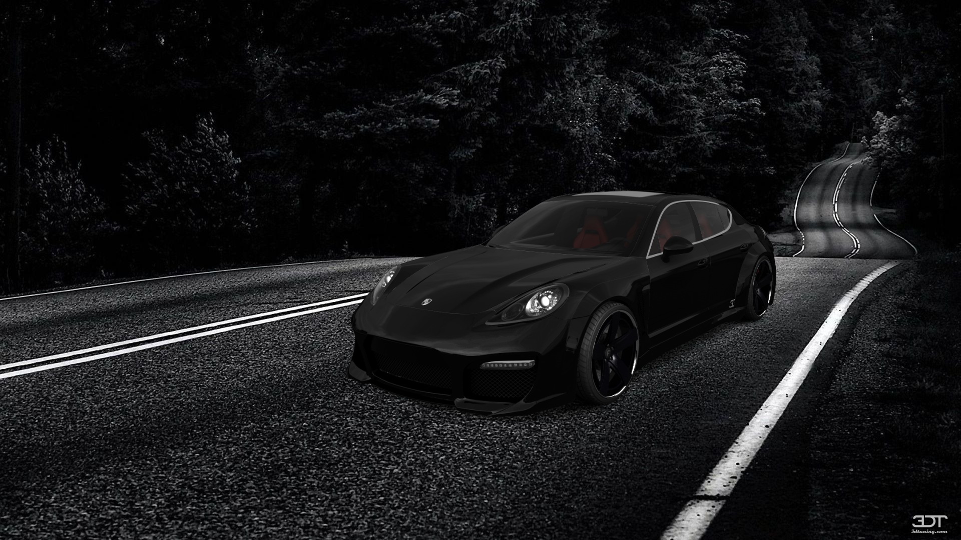 Porsche Panamera 4 door fastback saloon 2011 tuning