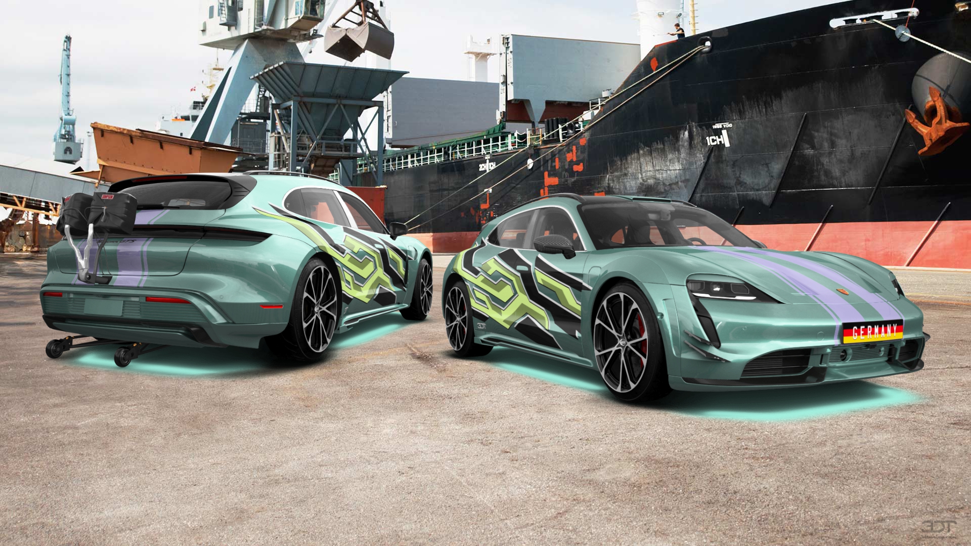 Porsche Taycan Sport Turismo Shooting Brake 2019 tuning