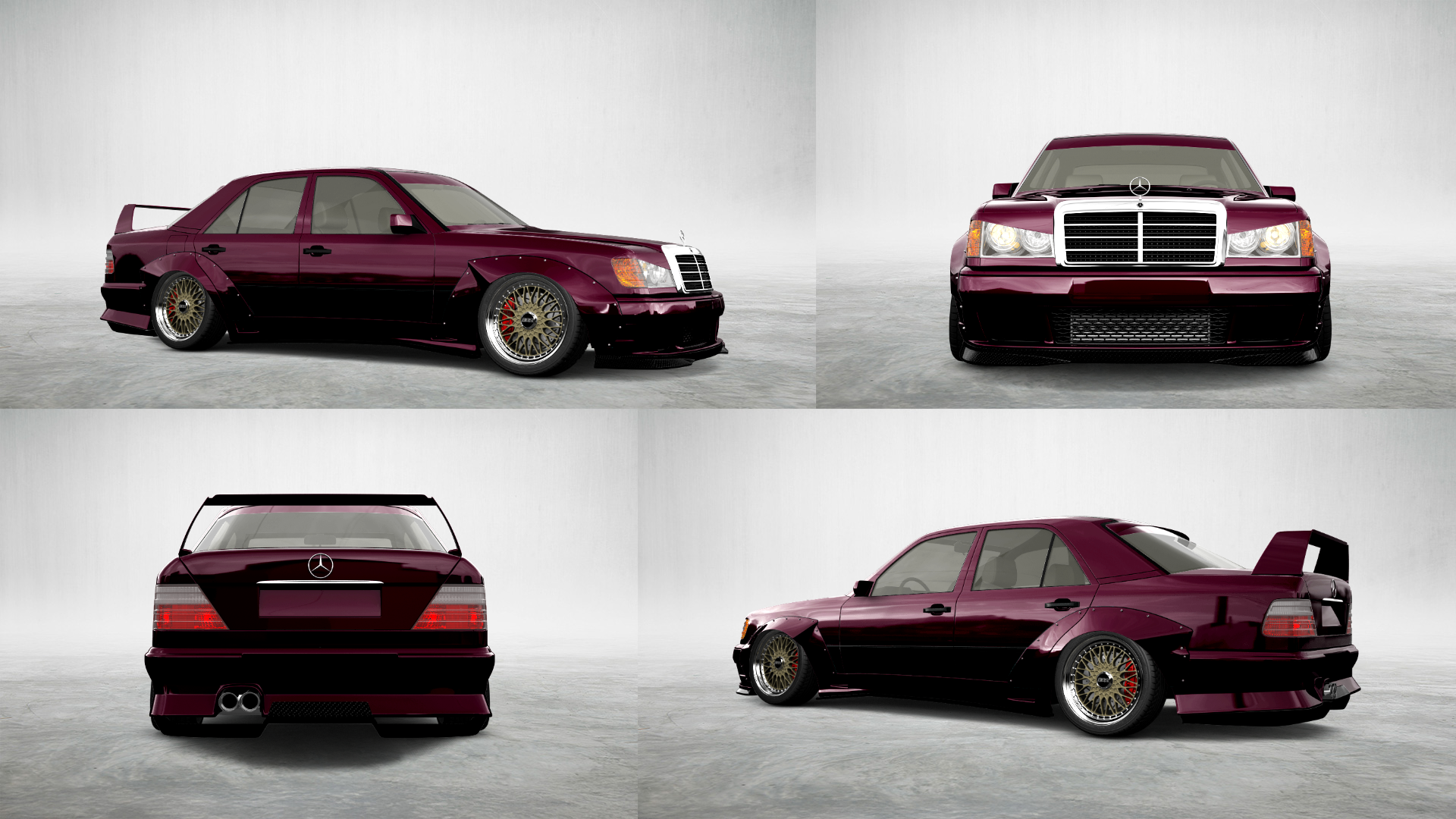 Mercedes E-Class Sedan 1984 tuning