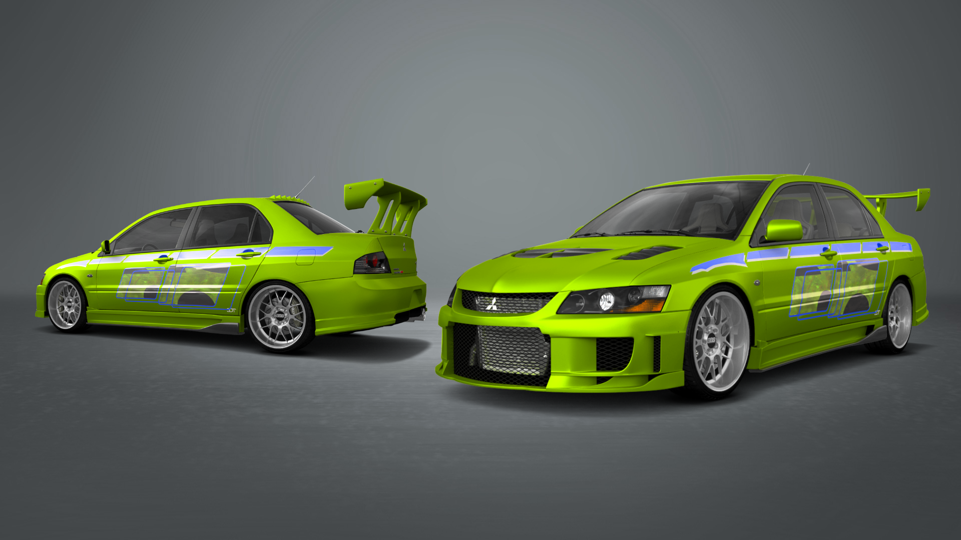 Mitsubishi Lancer Evo IX 4 Door Saloon 2005 tuning
