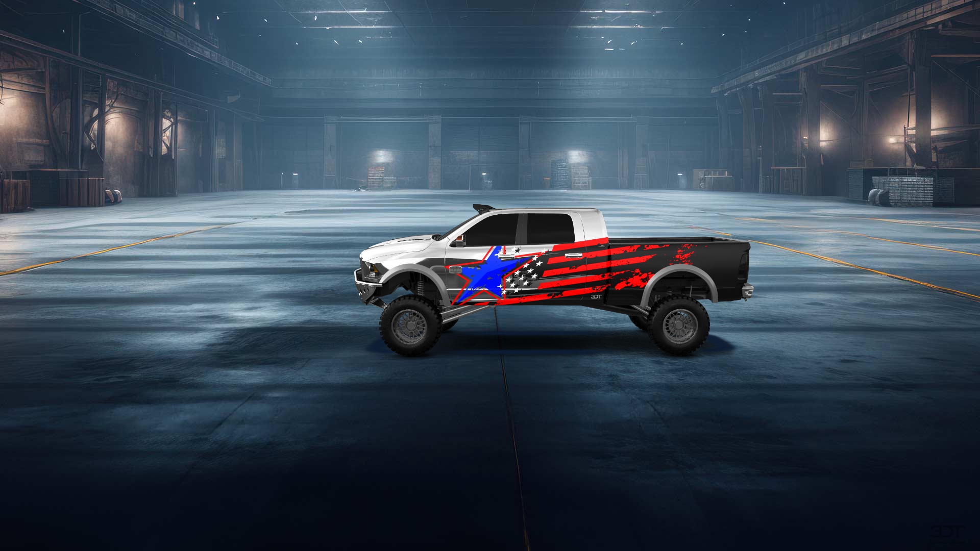 Dodge Ram 2500 Mega Cab 6.4 ft box 4 Door pickup truck 2010 tuning