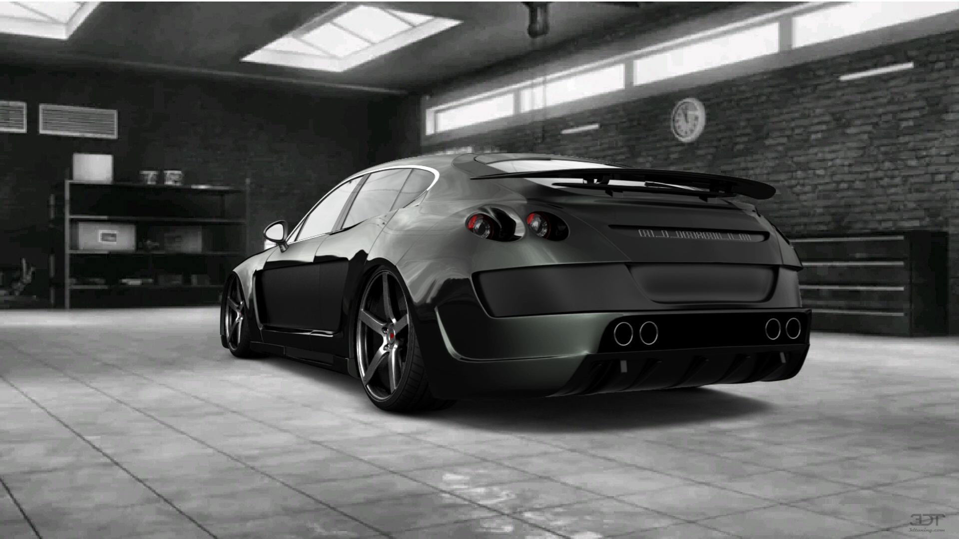 Porsche Panamera 4 door fastback saloon 2011