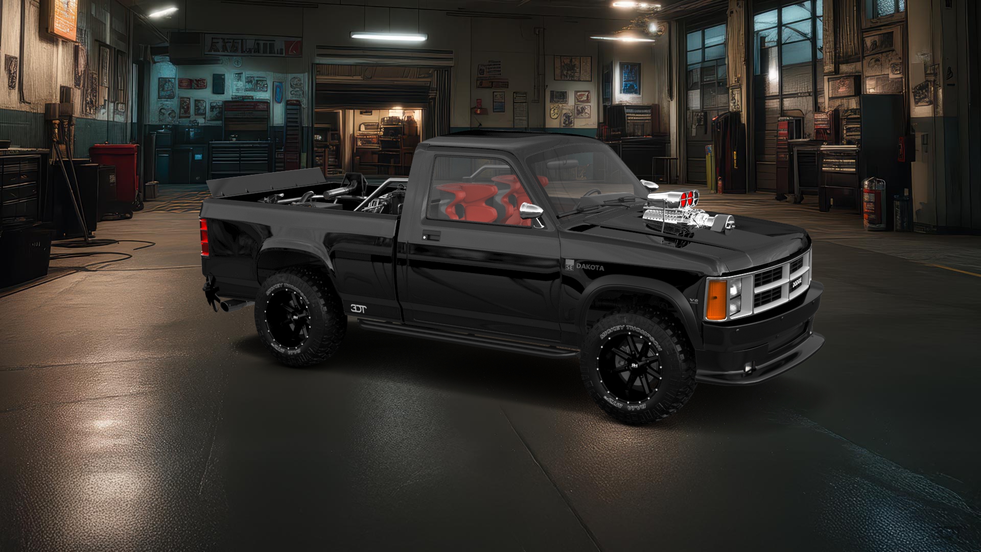 Dodge Dakota Regular Cab 2 Door pickup truck 1987 tuning