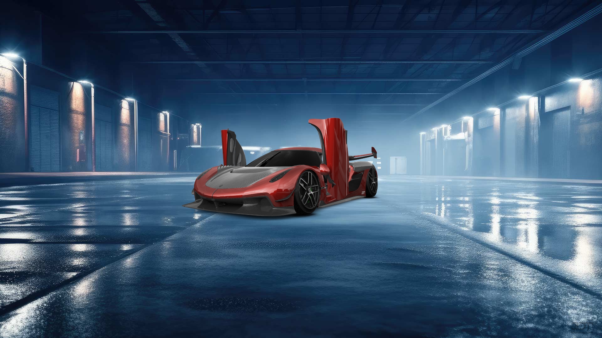 Koenigsegg Jesko 2 door targa top 2020