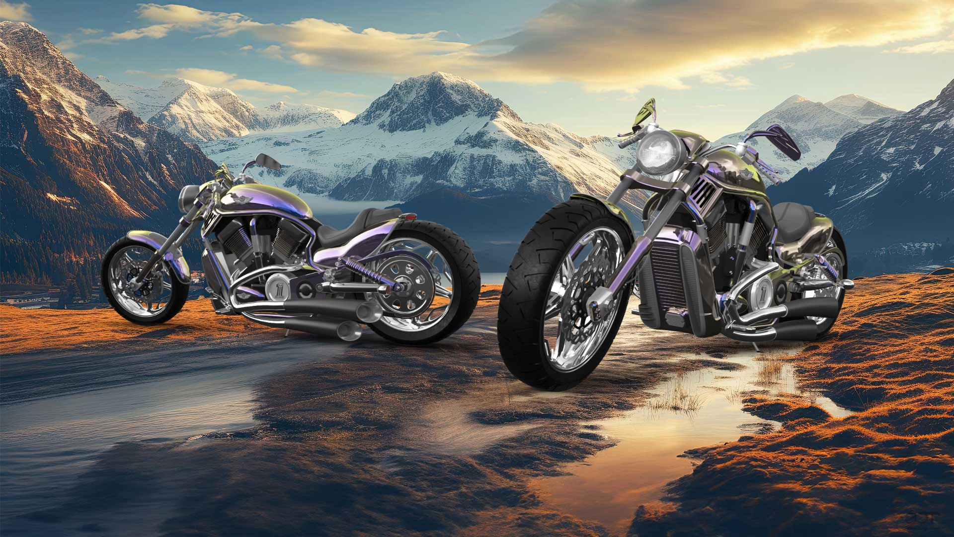 Harley-Davidson Custom Chopper Cruiser 2011