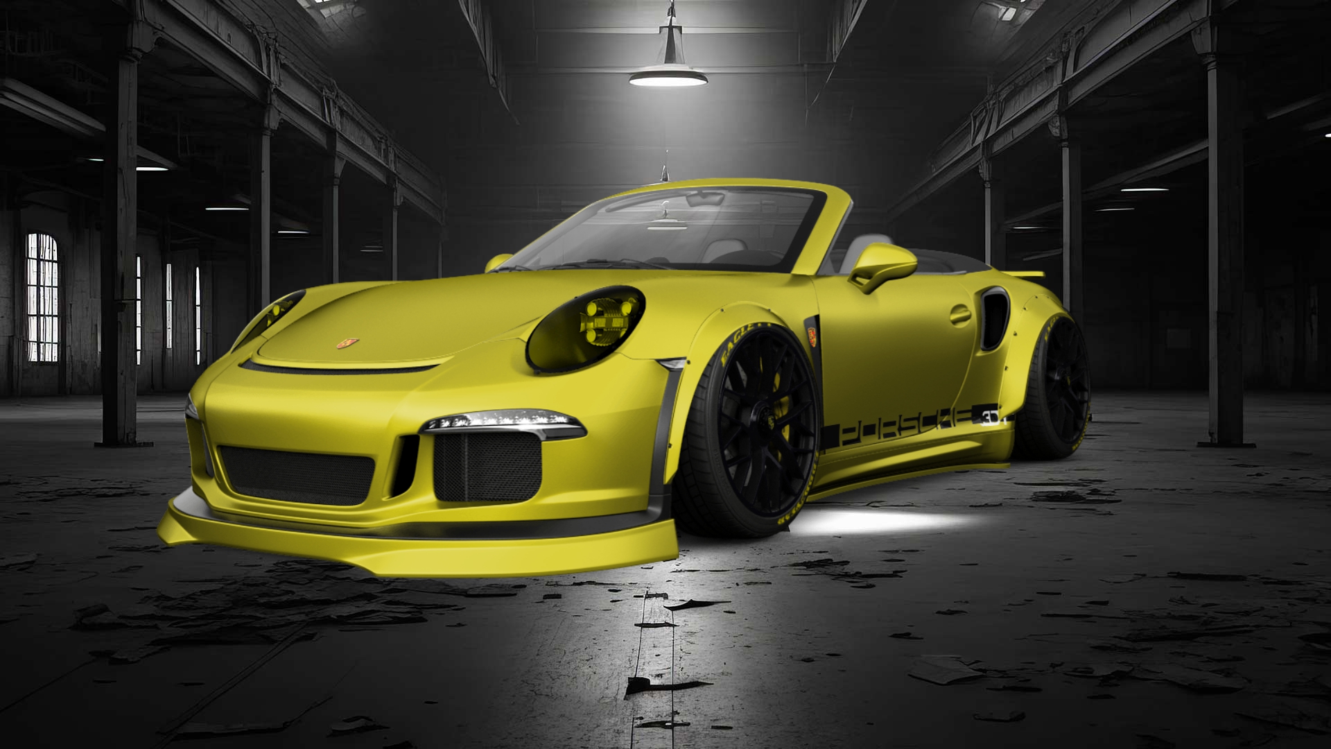 Porsche 911 Turbo S 2 Door Convertible 2014 tuning