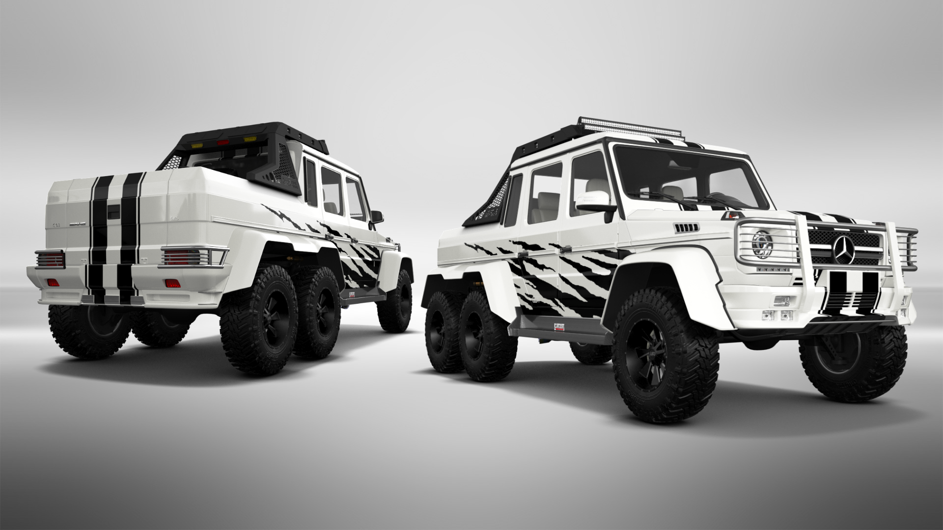 Mercedes G 63 AMG 6x6 4 Door pickup truck 2013