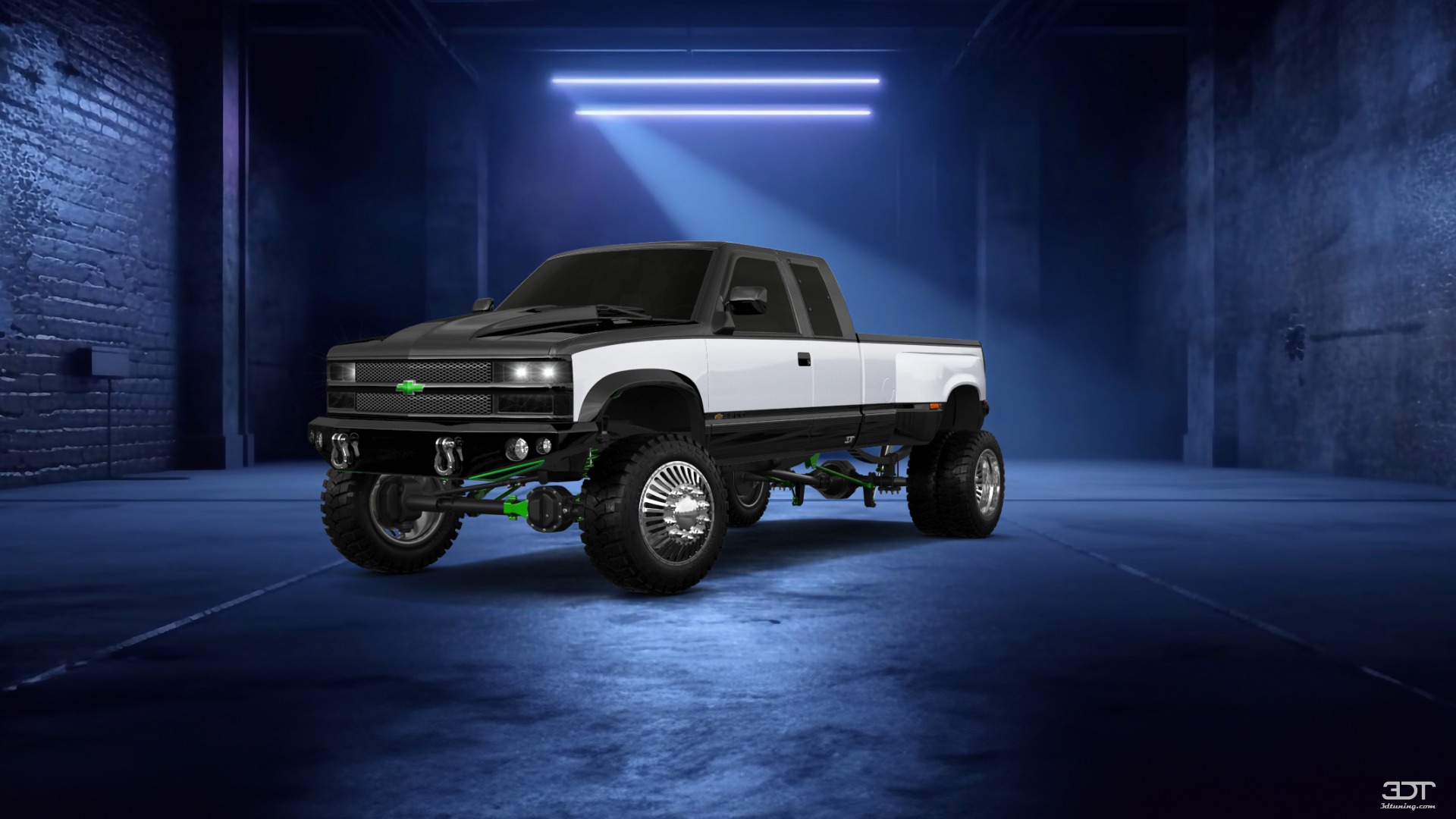 Chevrolet K3500 Extended Cab Pickup Truck 1988