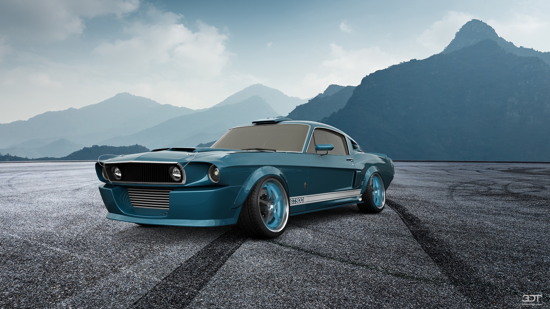 Mustang GT500 2 Door Coupe 1968