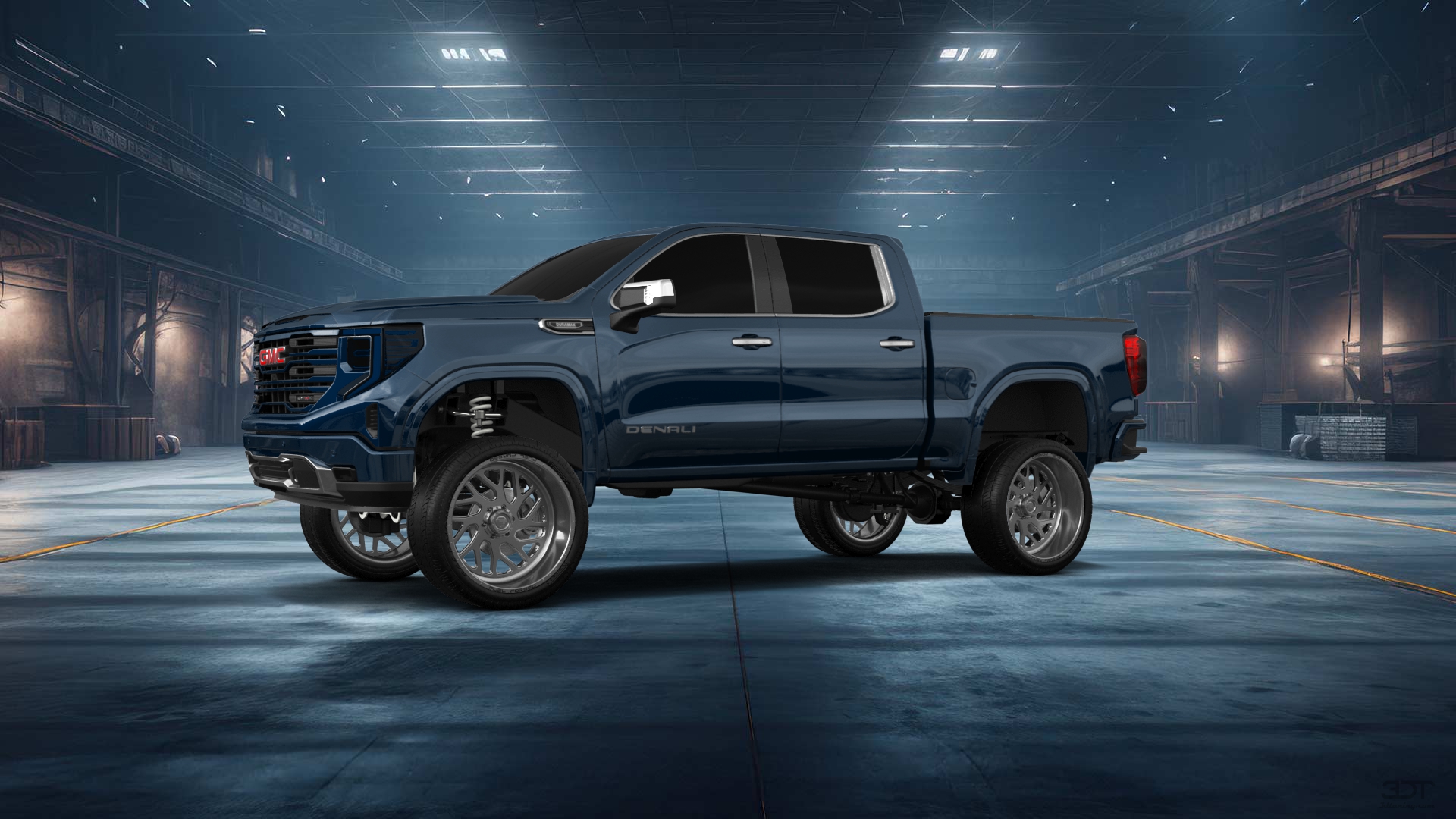 GMC Sierra 1500 Crew Cab 5.8 ft box 4 Door pickup truck 2023 tuning