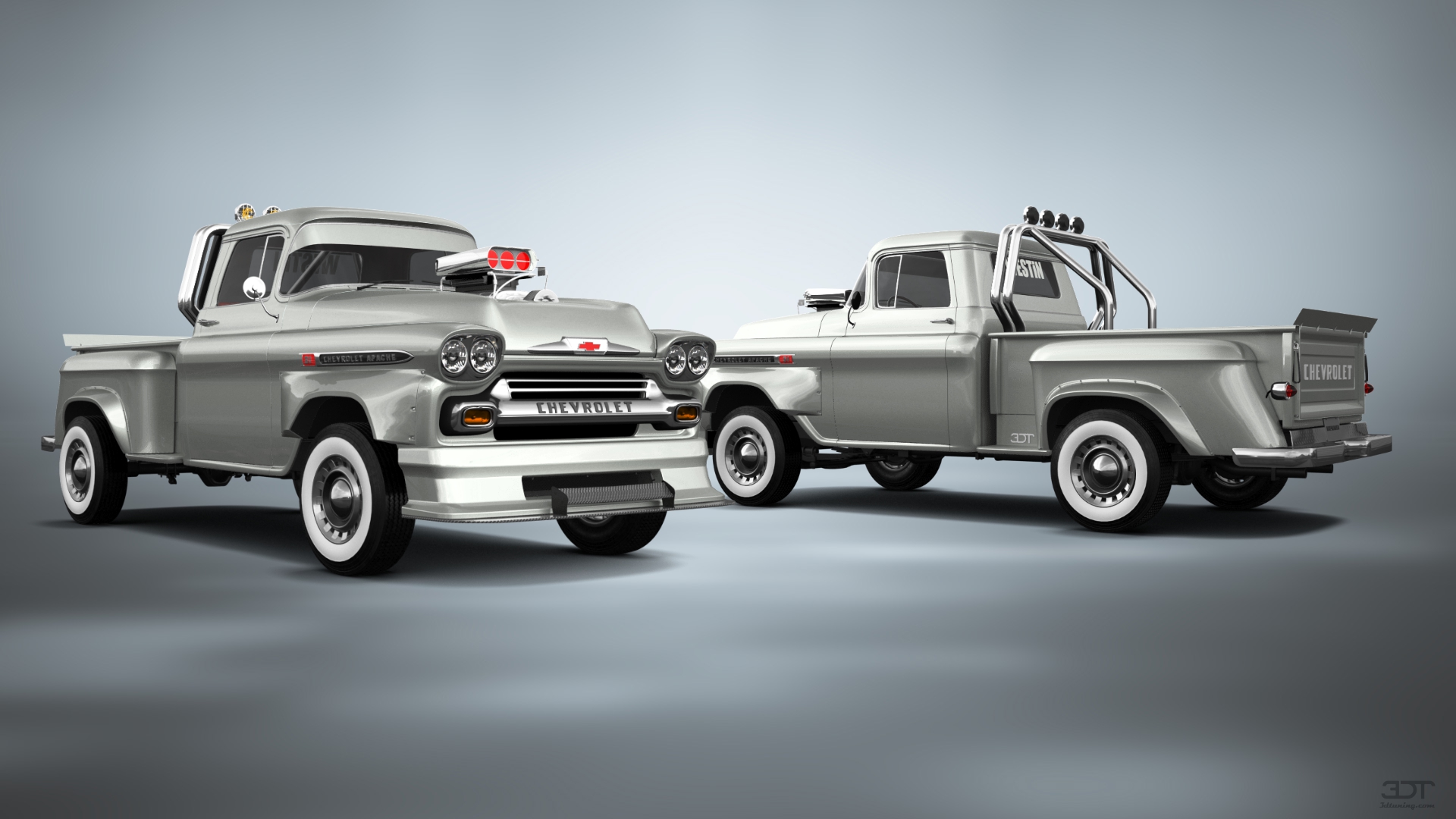 Chevrolet Apache Stepside 2 Door pickup truck 1959