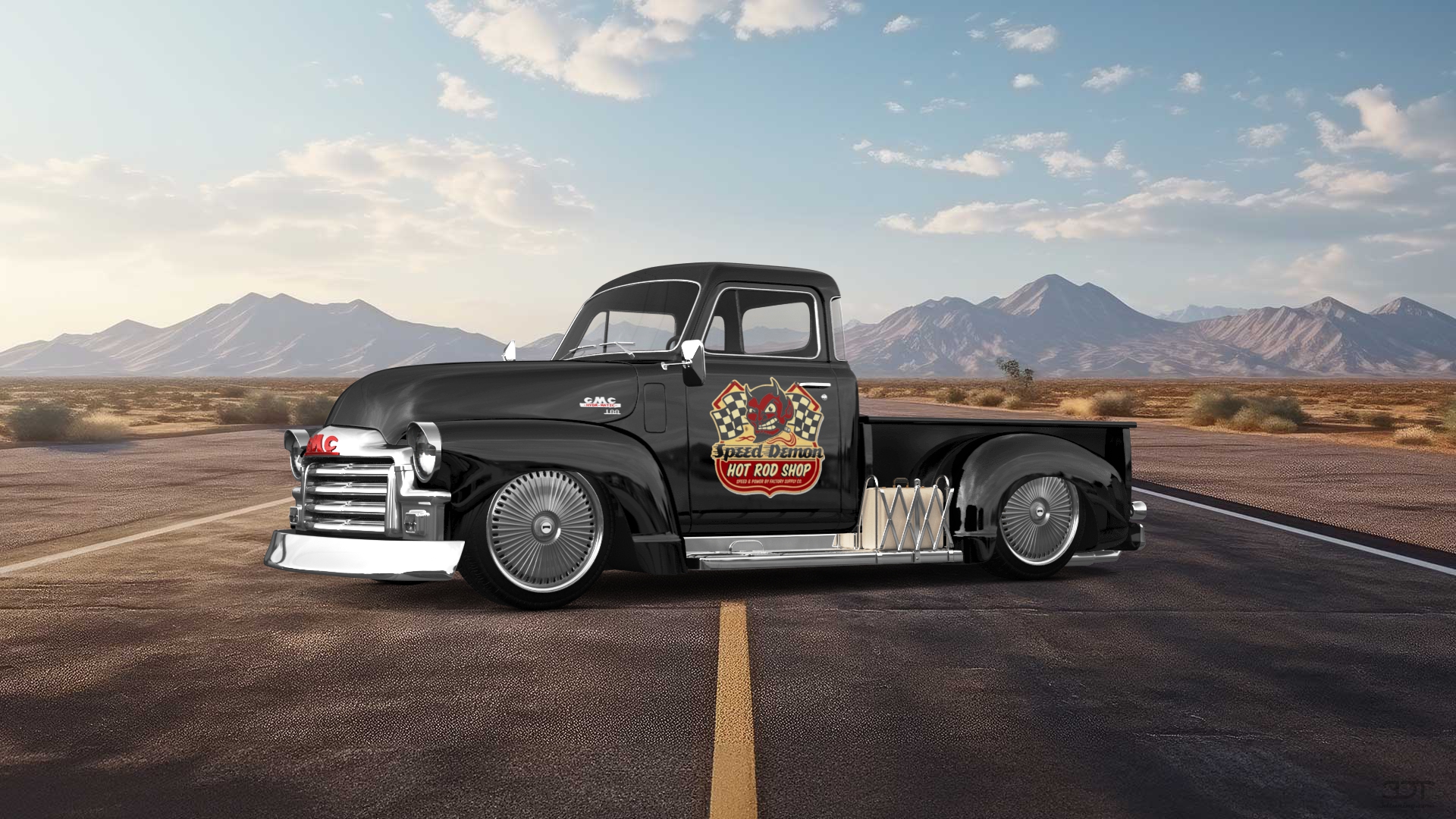 GMC 100 Stepside 2 Door pickup truck 1954 tuning