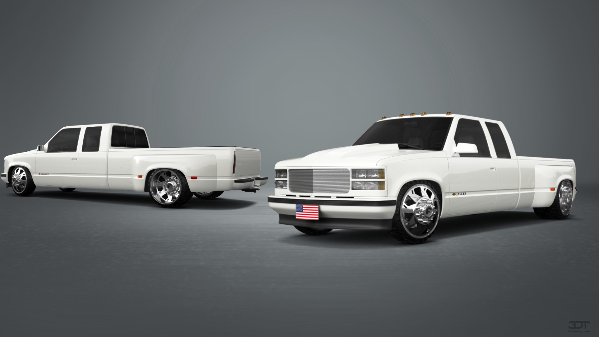 Chevrolet K3500 Extended Cab Pickup Truck 1988