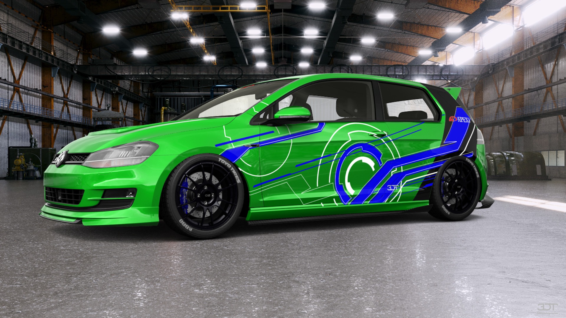 Volkswagen Golf 7 3 Door Hatchback 2013 tuning