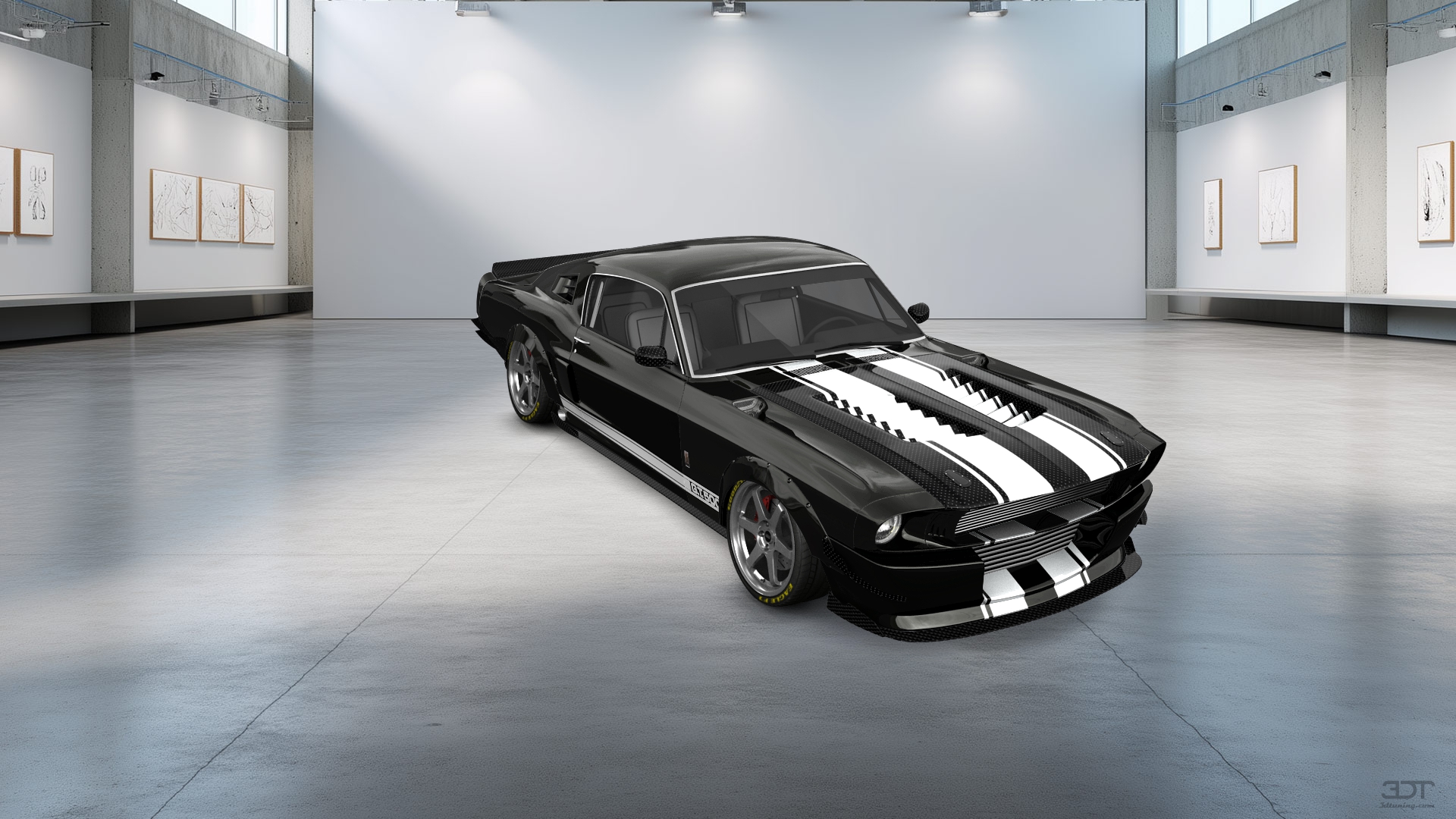 Mustang GT500 2 Door Coupe 1968 tuning