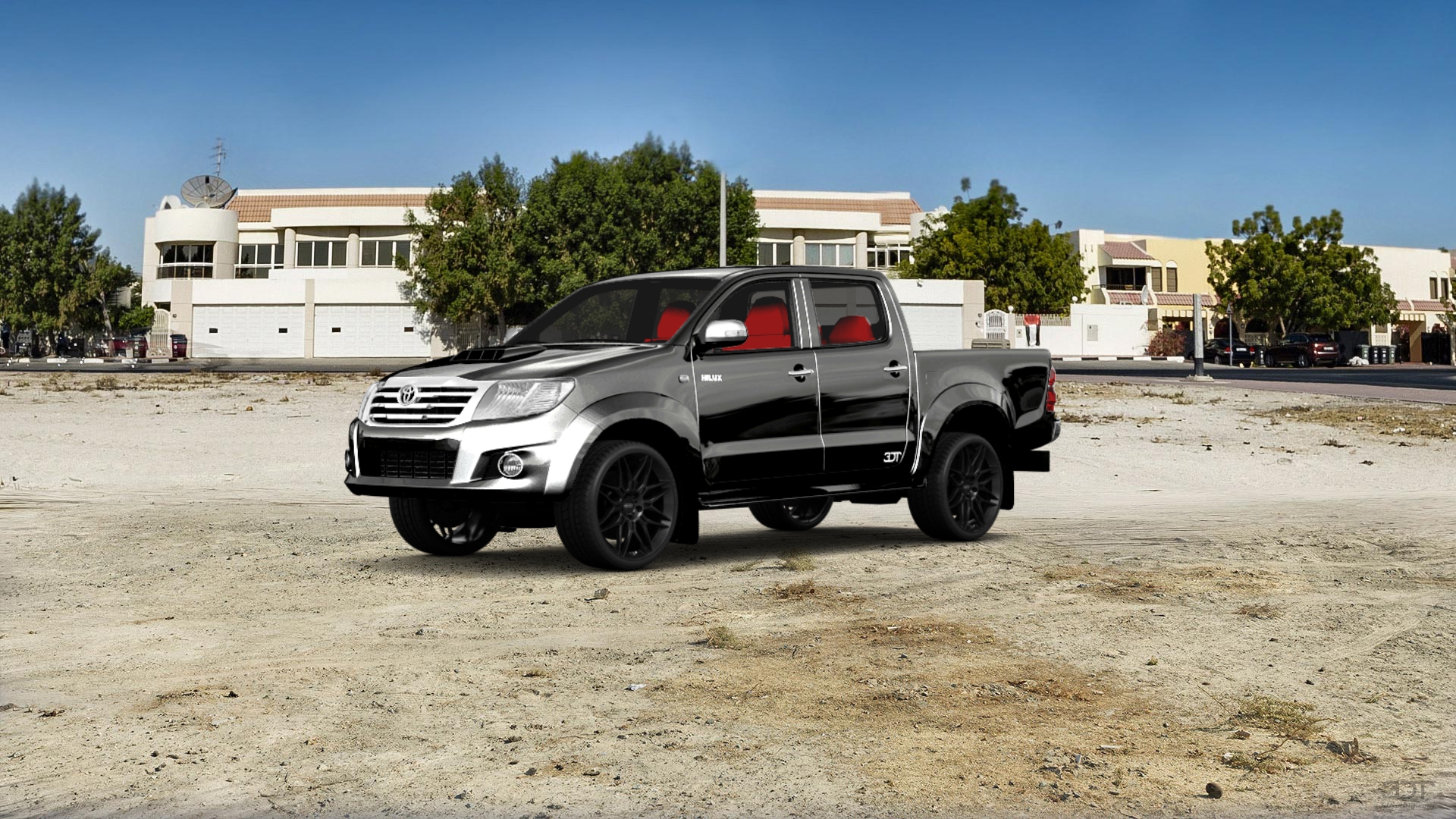 Toyota Hilux 4 Door pickup truck 2012 tuning