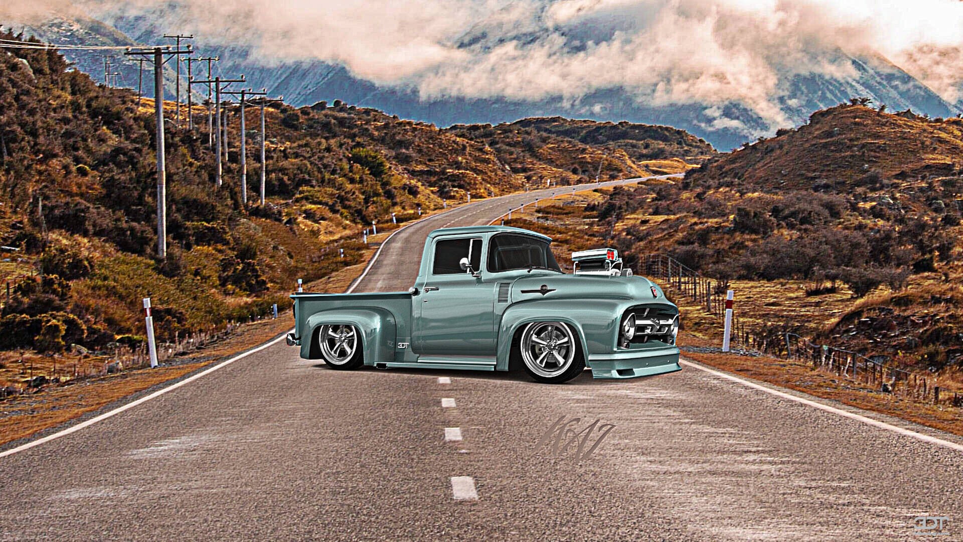 Ford F-100 2 Door truck 1956 tuning