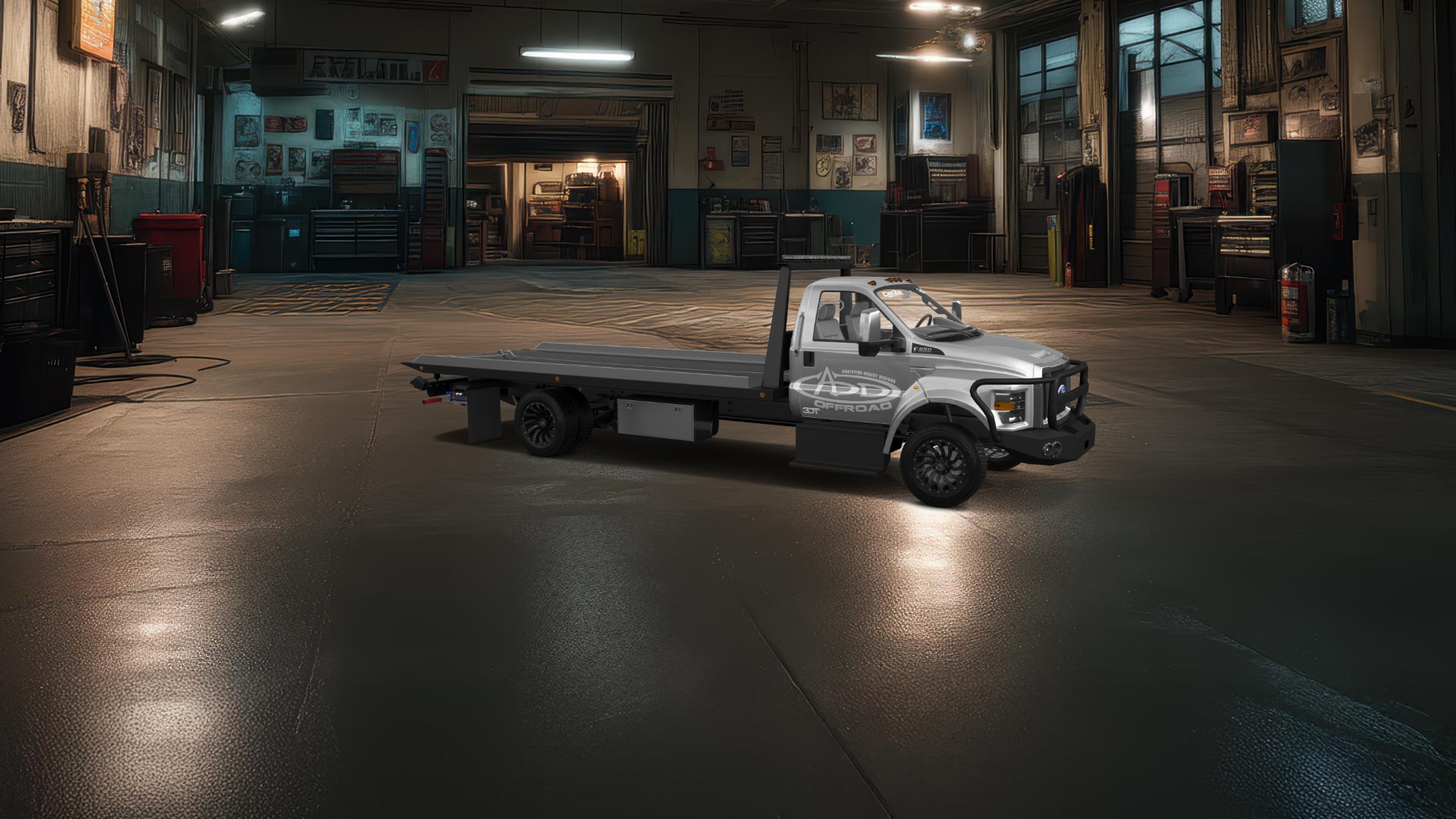 Ford F-650 Tow Truck Pickup 2016 tuning