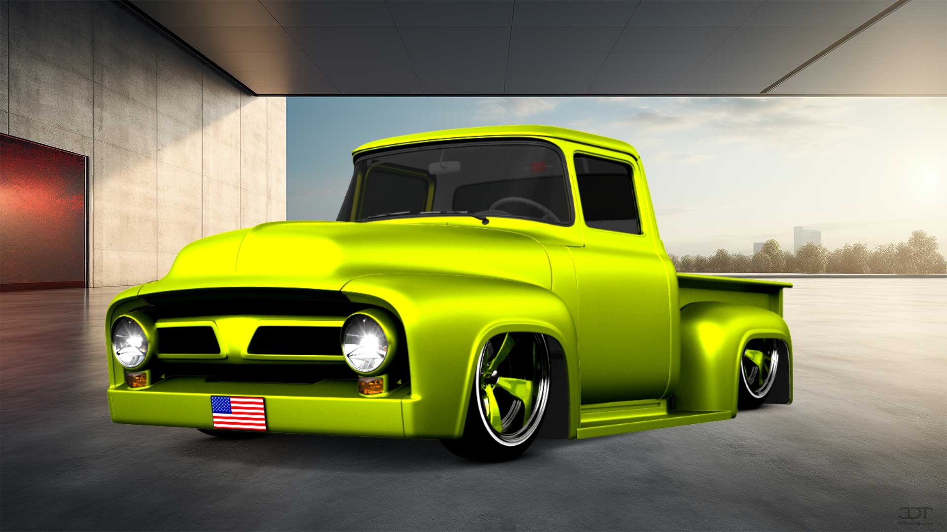 Ford F-100 2 Door truck 1956