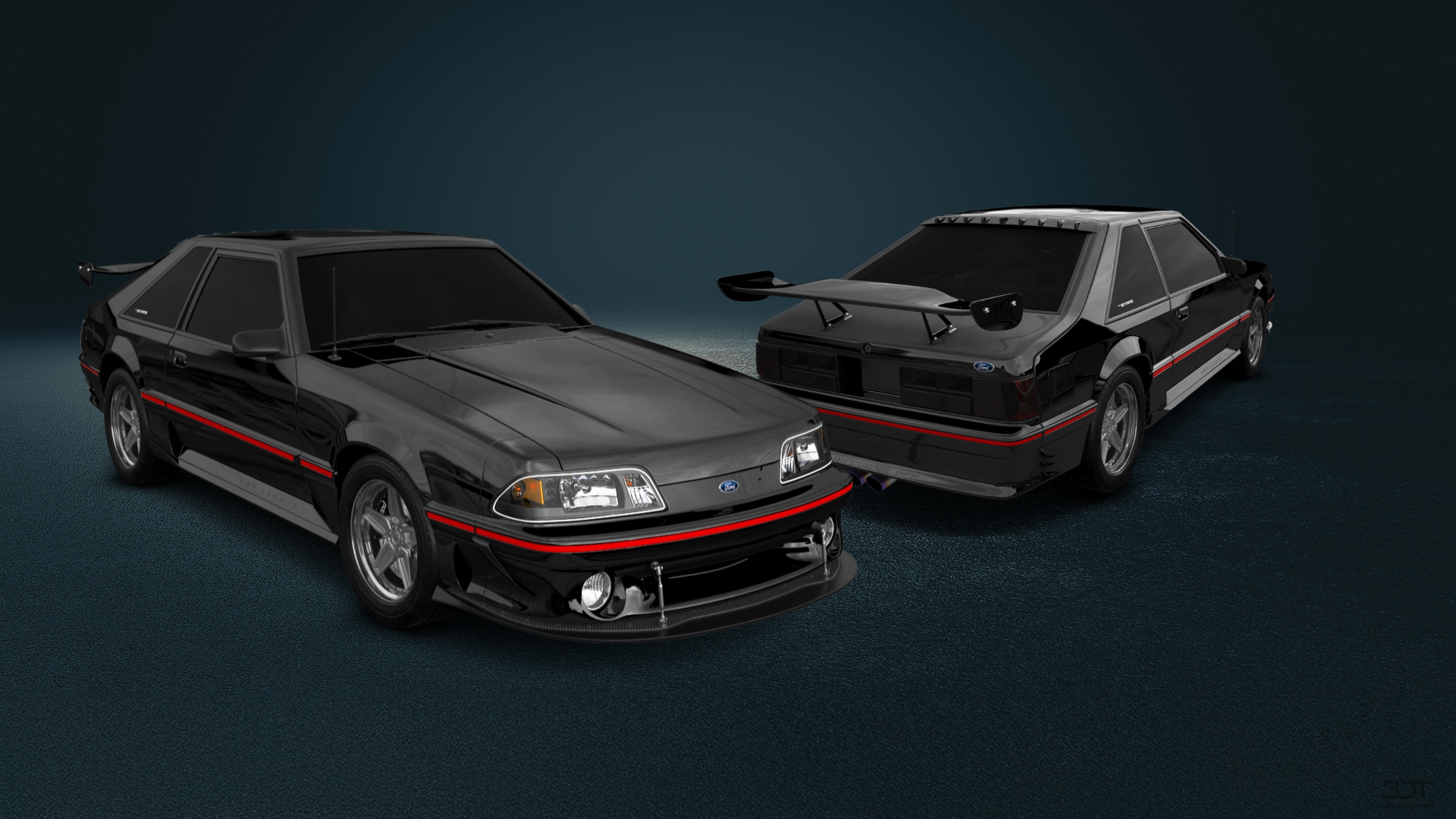 Ford Mustang 3 Door Hatchback 1988 tuning