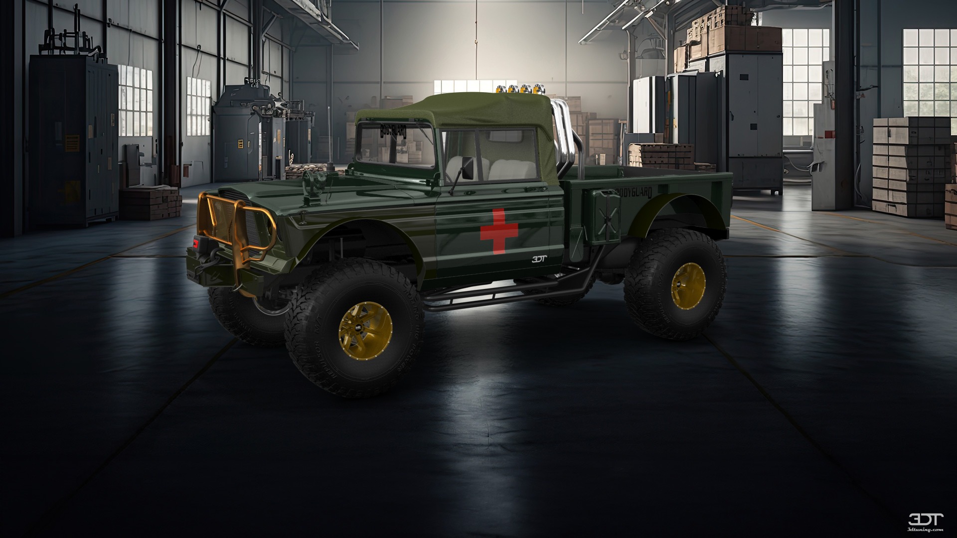 Jeep Kaiser M715 2 Door pickup truck 1968 tuning