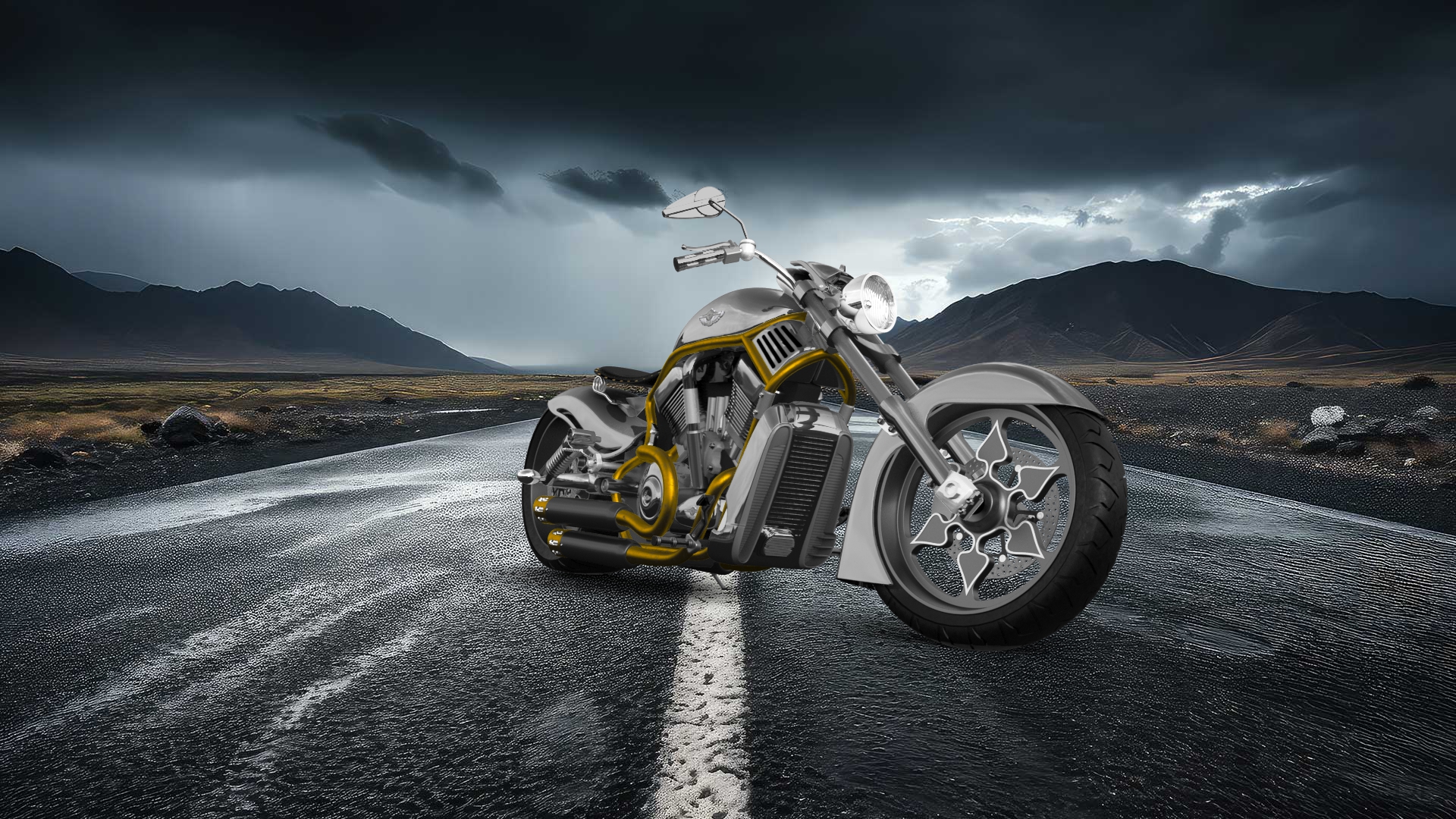 Harley-Davidson Custom Chopper Cruiser 2011 tuning