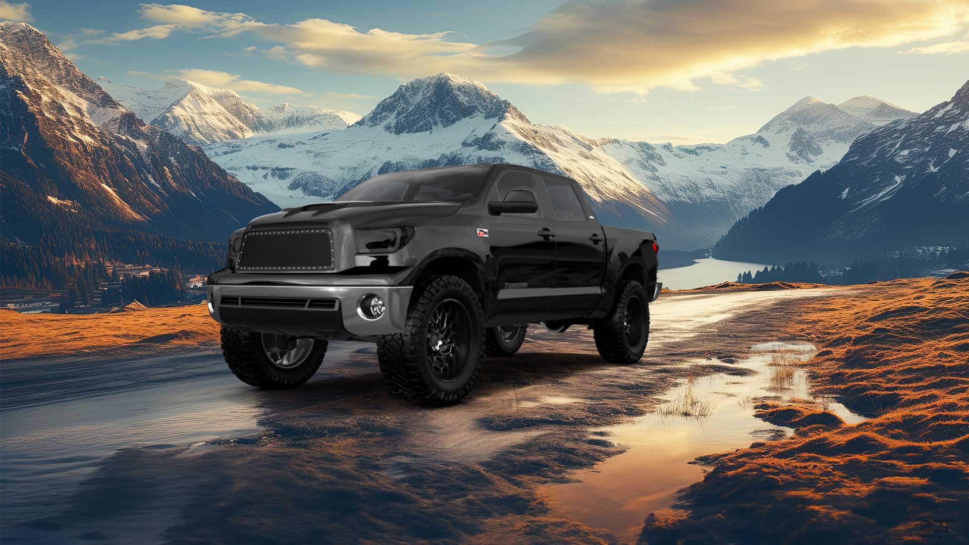 Toyota Tundra 5.5 ft box 4 Door pickup truck 2007 tuning