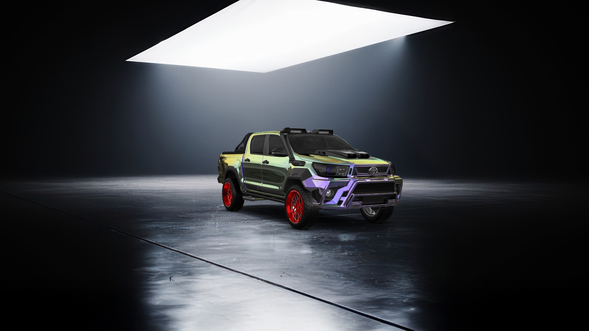 Toyota Hilux Double Cab 4 Door pickup truck 2015 tuning