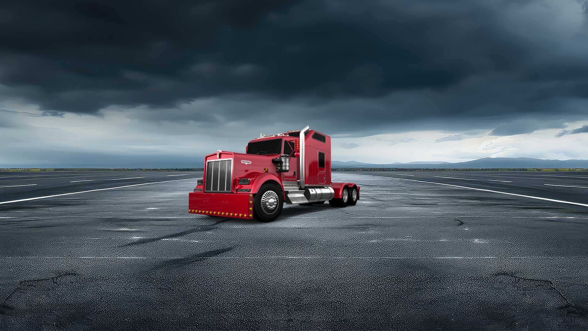 Kenworth W900 Sleeper Cab Truck 2015