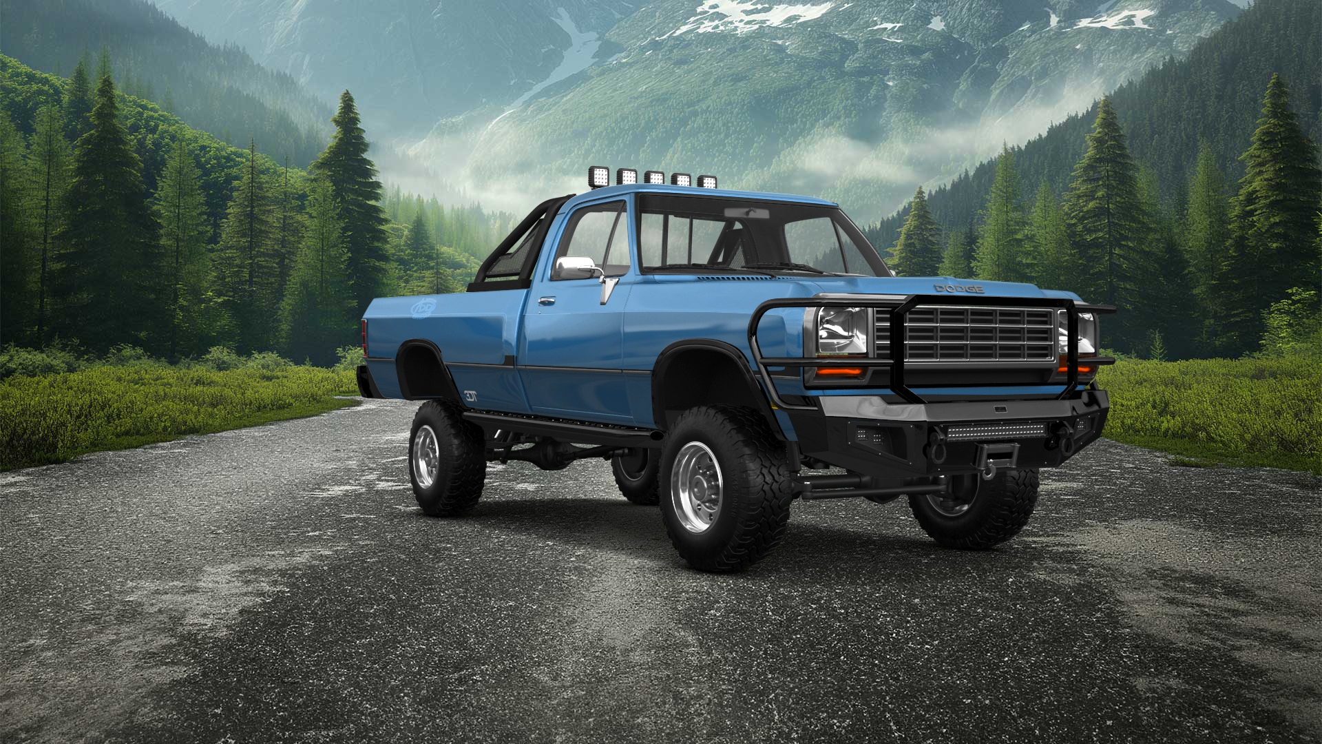 Dodge Ram 2 Door pickup truck 1991 tuning