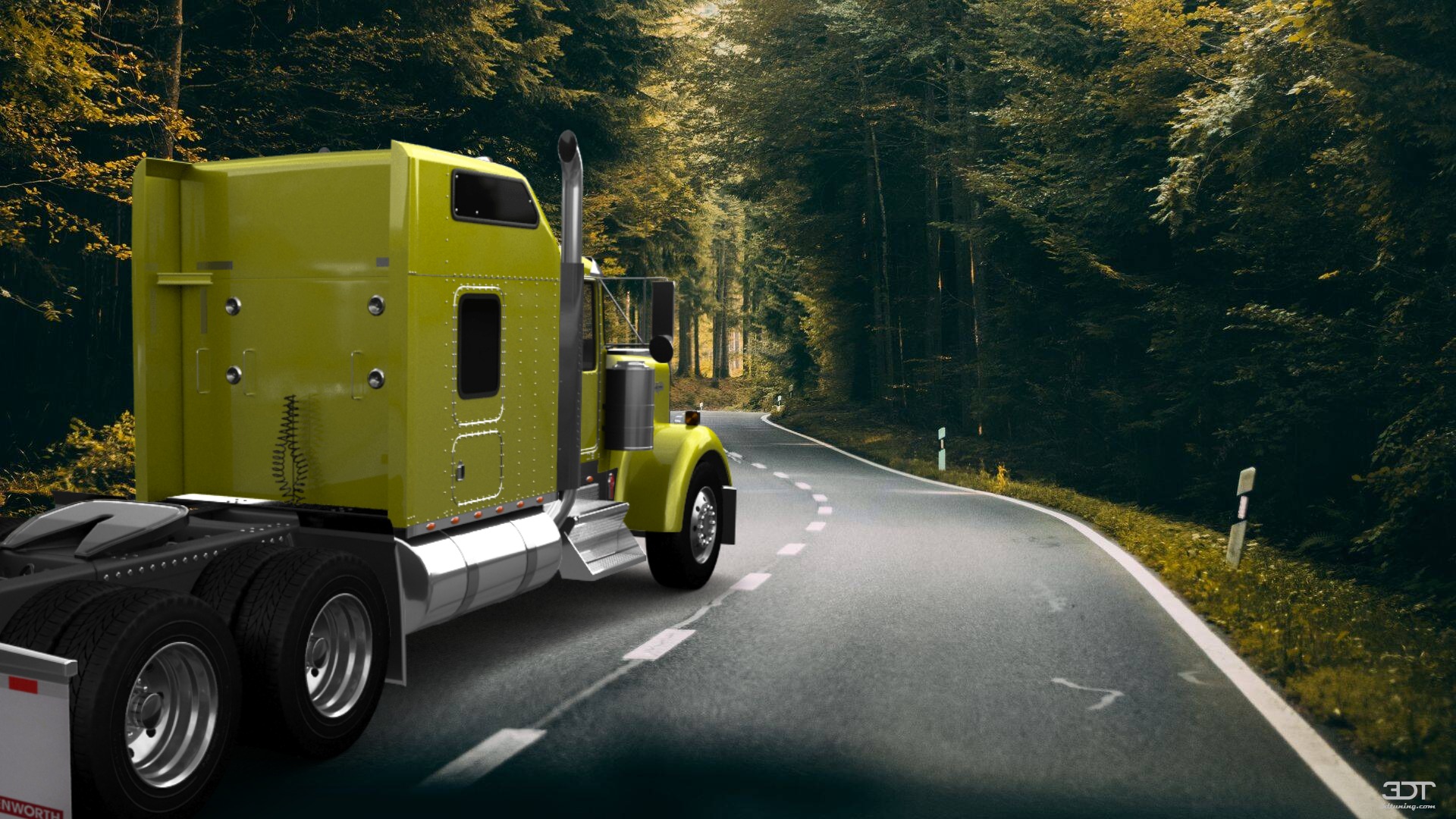 Kenworth W900 Sleeper Cab Truck 2015 tuning