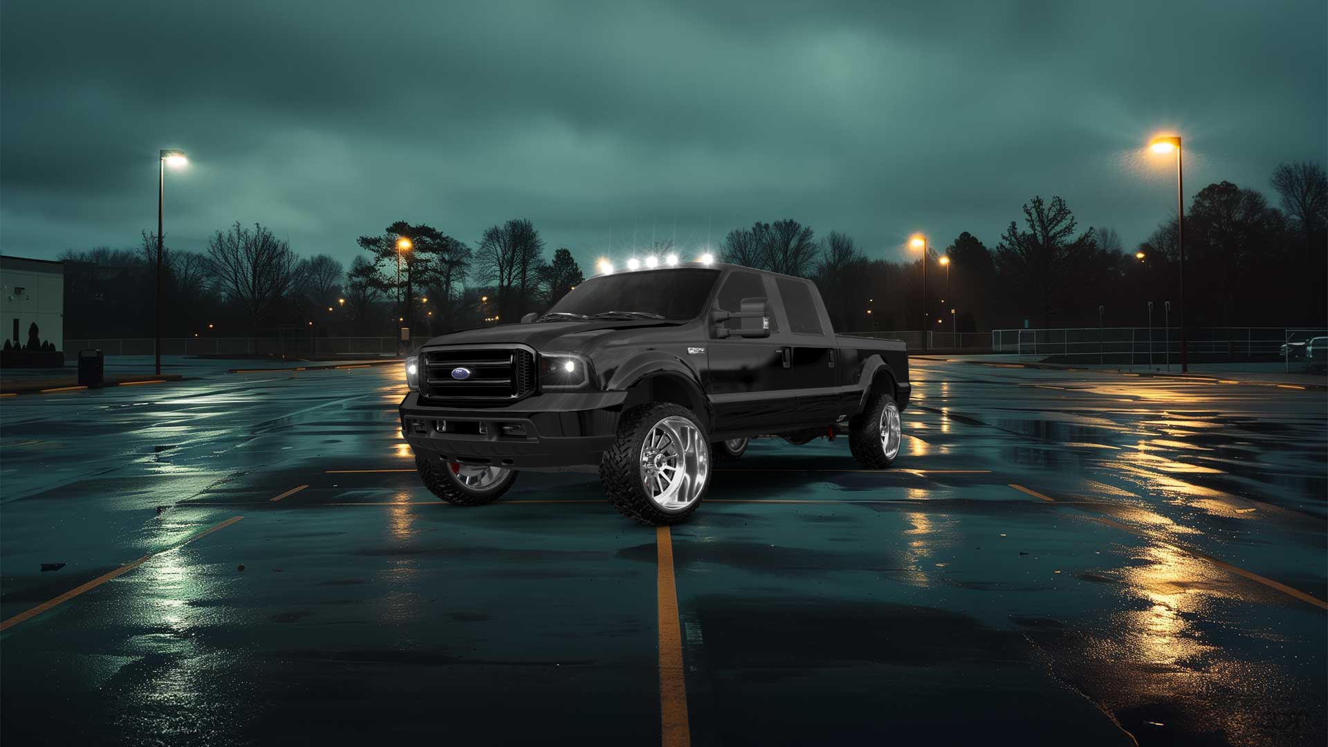 Ford F-250 Crew Cab 4 Door pickup truck 1999 tuning