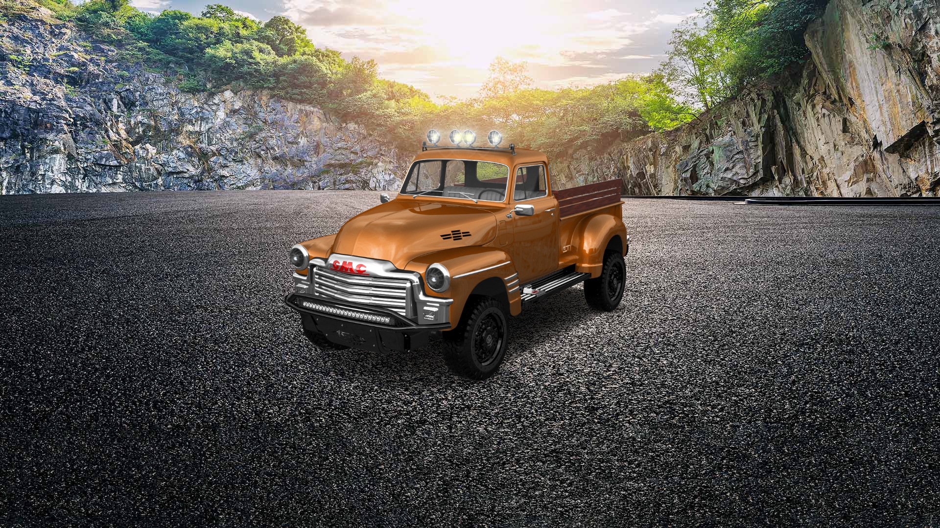 GMC 100 Stepside 2 Door pickup truck 1954